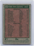 2024 Topps Heritage #307 Home Run Leaders - 2023 (Shohei Ohtani / Matt Olson)