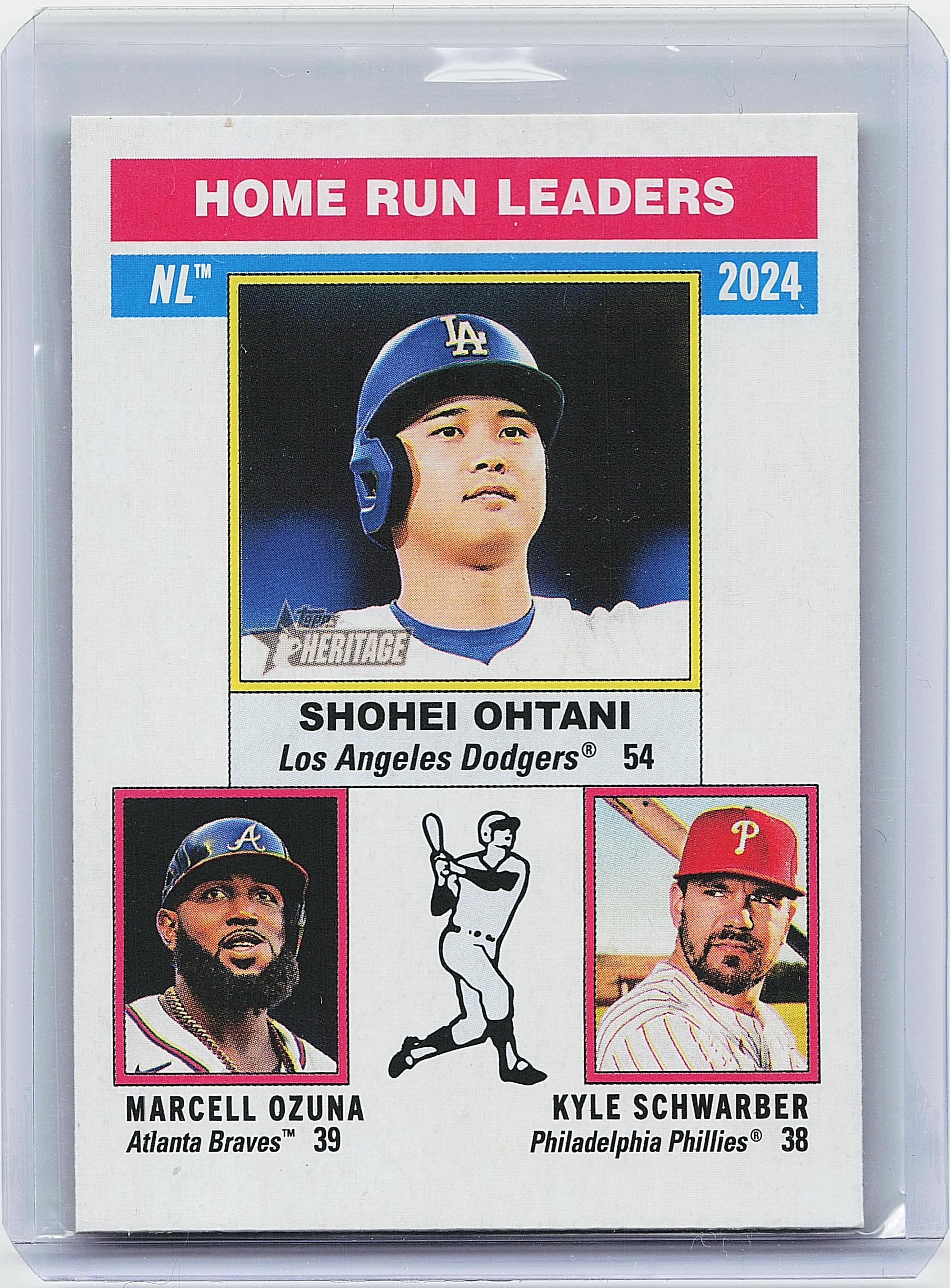 2025 Topps Heritage #195 NL Runs Batted(Machado / Adames / Shohei Ohtani)