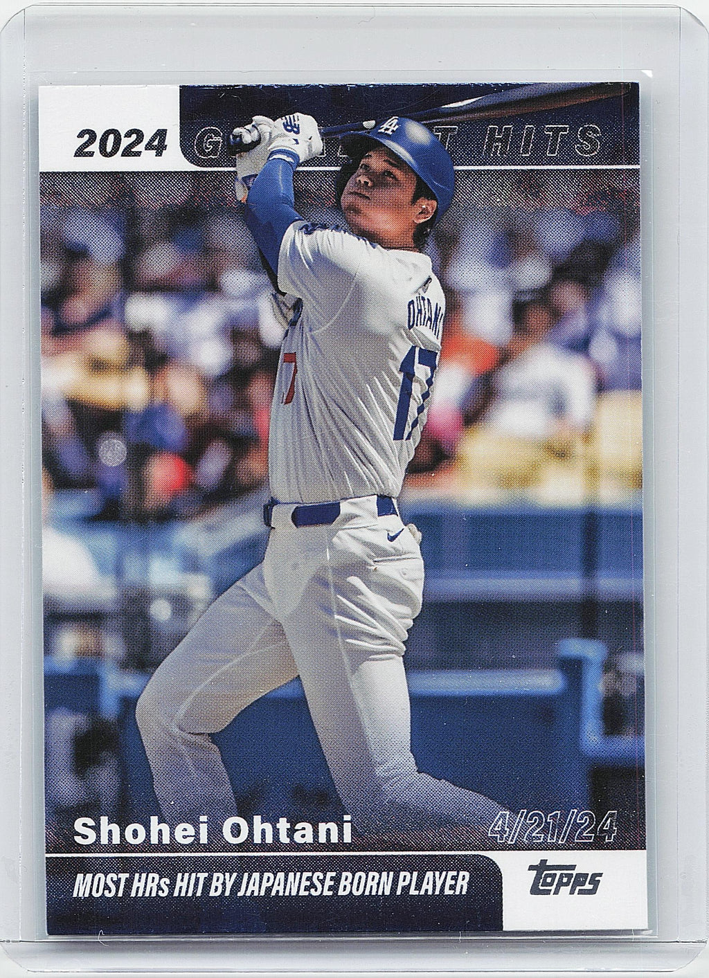 2025 Topps #GH-8 Shohei Ohtani 2024 Greatest Hits