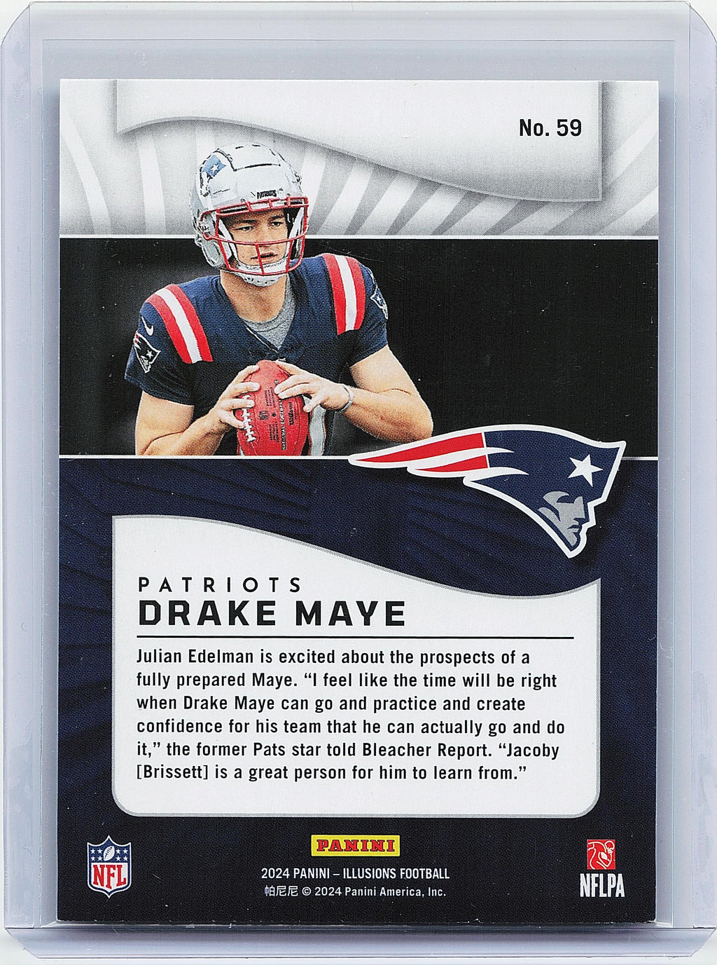 2024 Panini Illusions #59 Drake Maye Retail