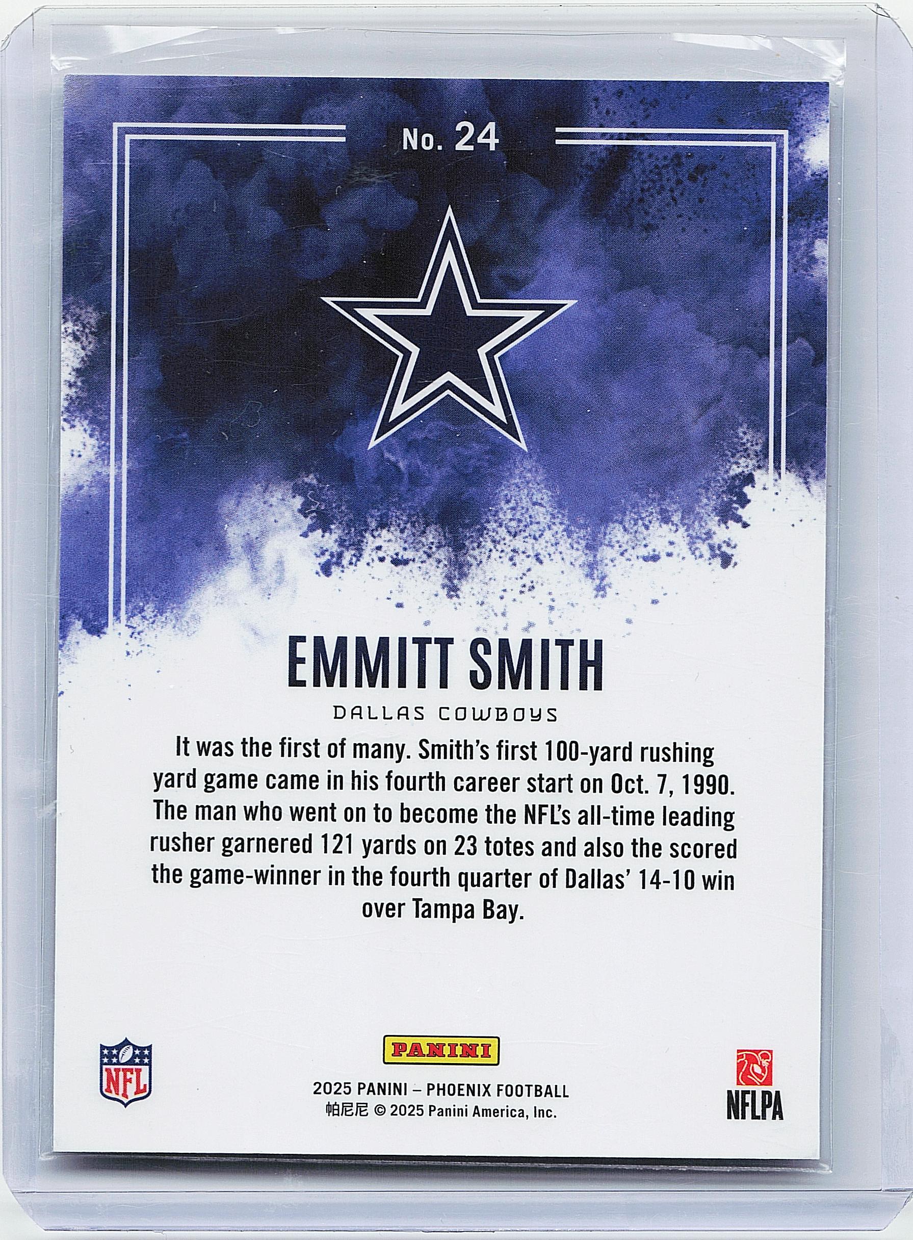2025 Panini Phoenix #24 Emmitt Smith Color Blast