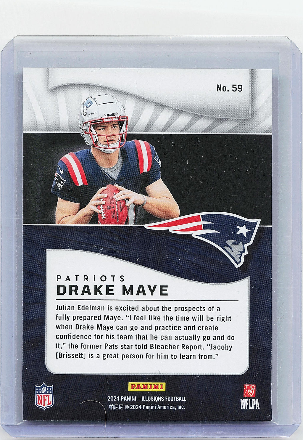 2024 Panini Illusions #59 Drake Maye
