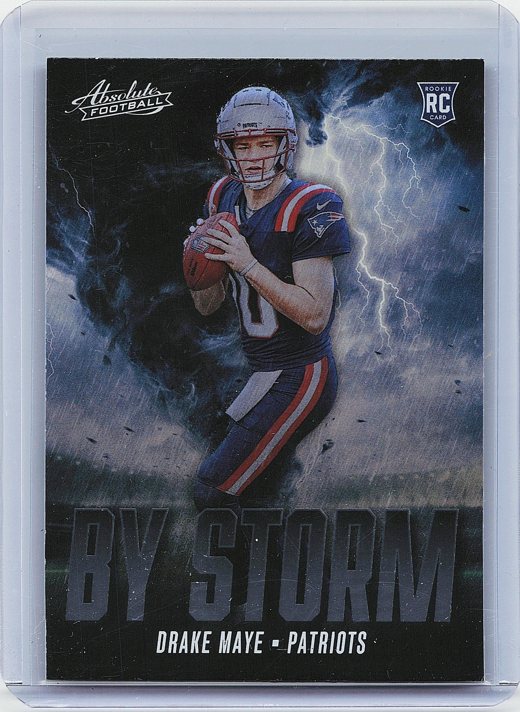 2024 Panini Absolute #BS-DME Drake Maye By Storm