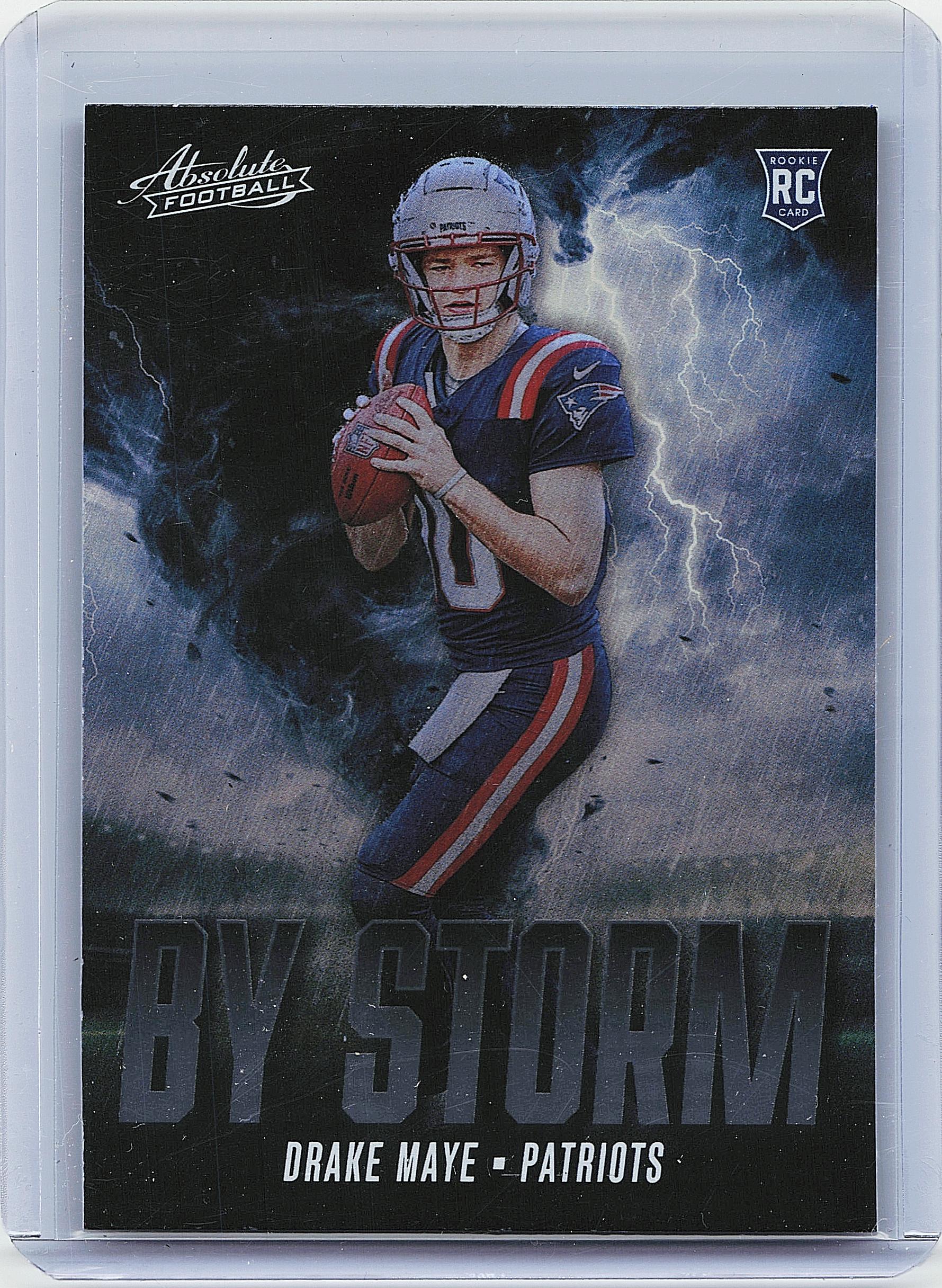 2024 Panini Absolute #BS-DME Drake Maye By Storm