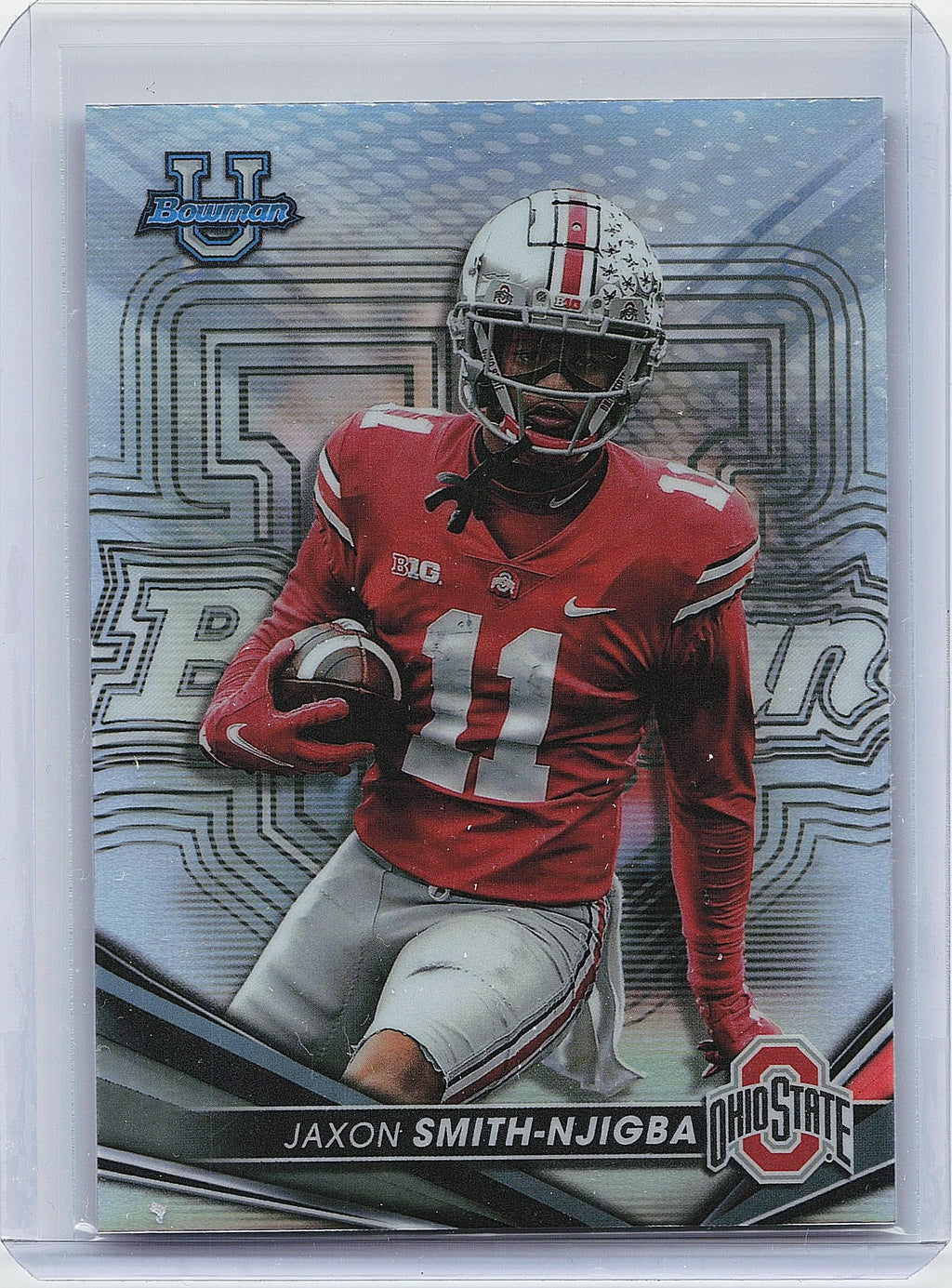 2022-23 Bowman's Best University #90 Jaxon Smith-Njigba Refractor