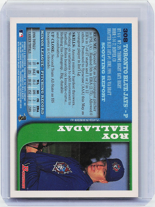 1997 Bowman #308 Roy Halladay