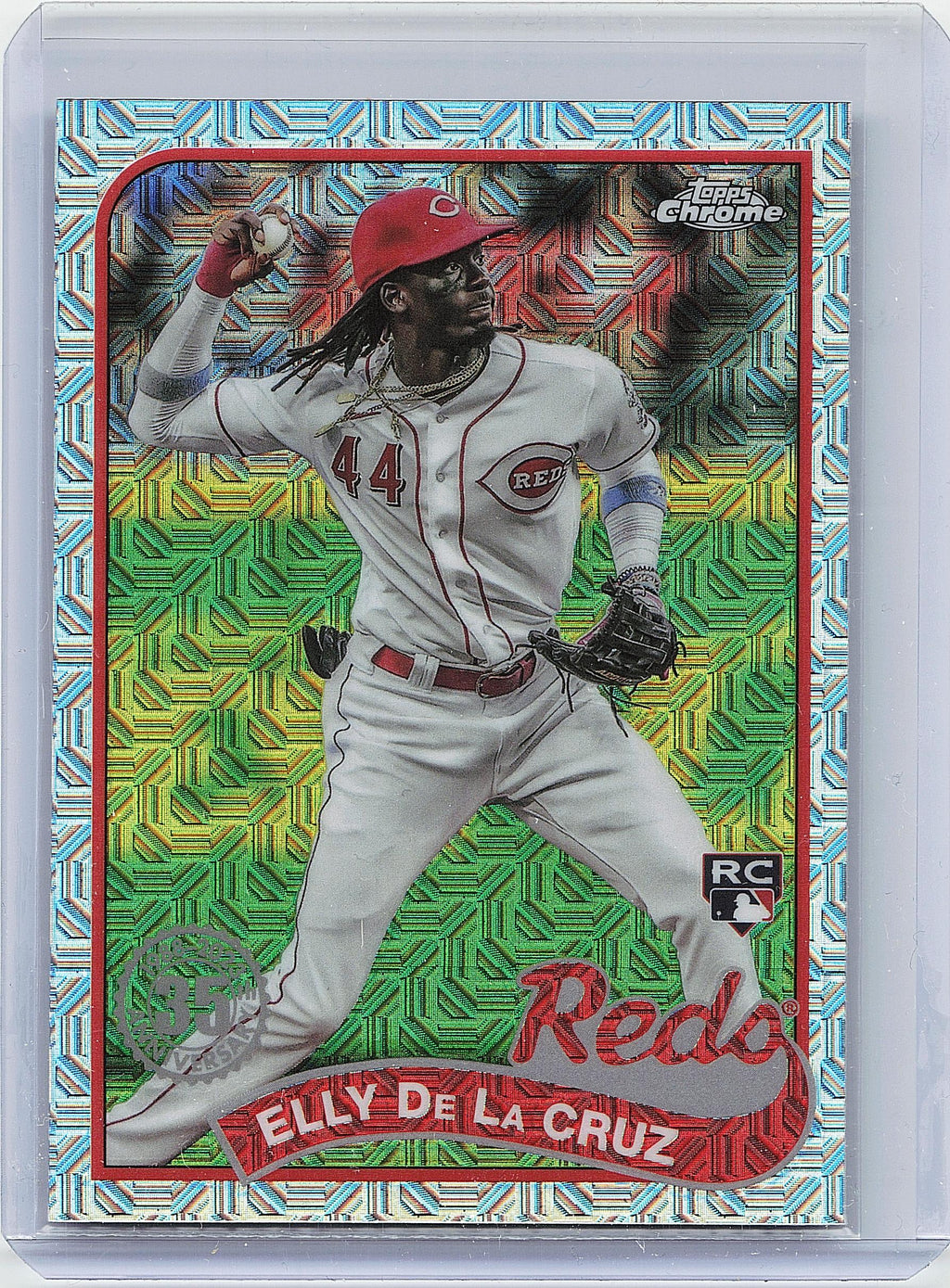 2024 Topps #T89C-83 Elly De La Cruz 1989 Topps 35th Anniversary Chrome
