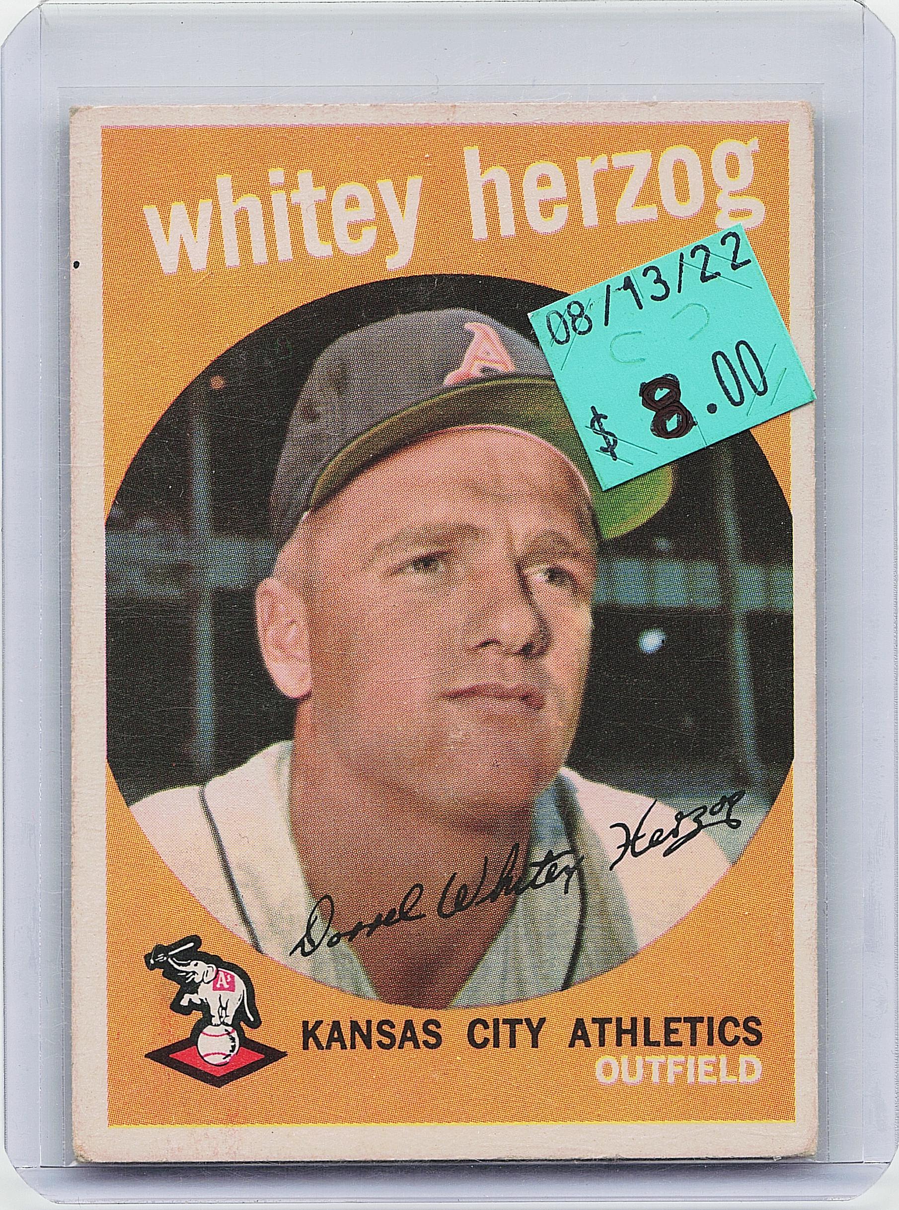 1959 Topps #392 Whitey Herzog