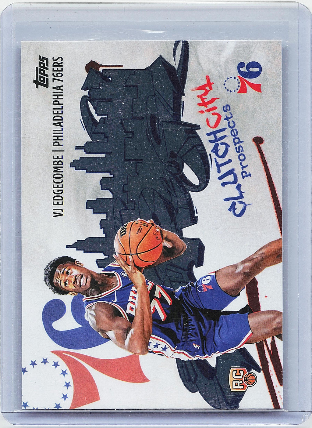2025-26 Topps #CC-3 VJ Edgecombe Clutch City Prospects