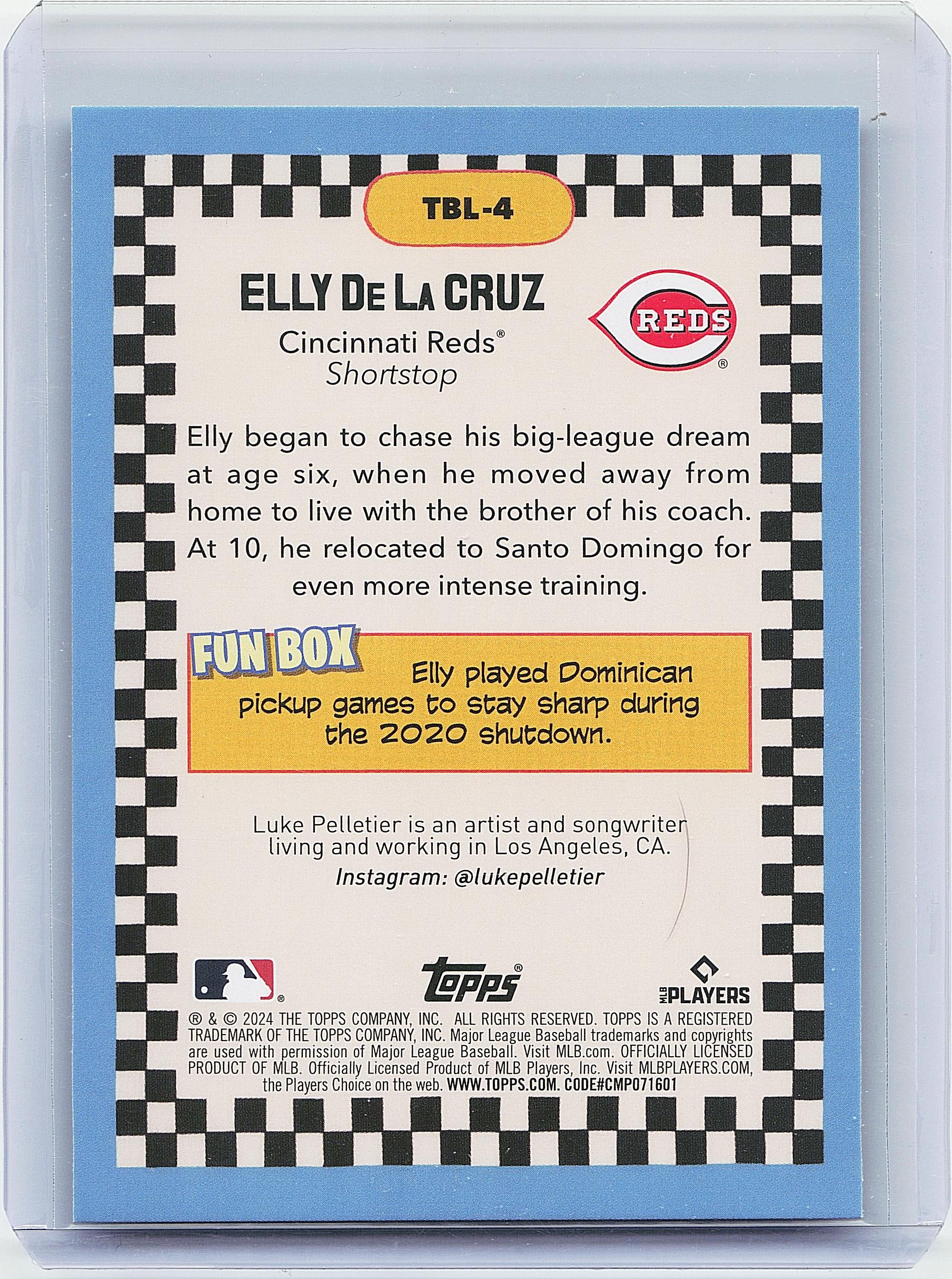 2024 Topps Big League #TBL-4 Elly De La Cruz Topps Big Leaguer