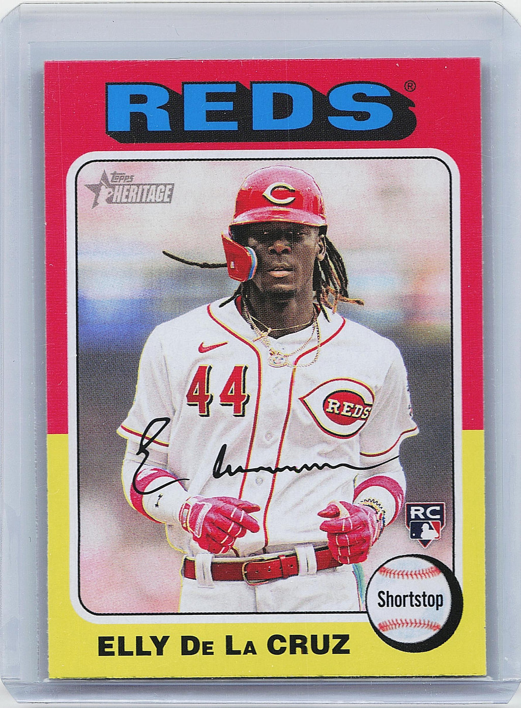 2024 Topps Heritage #473 Elly De La Cruz