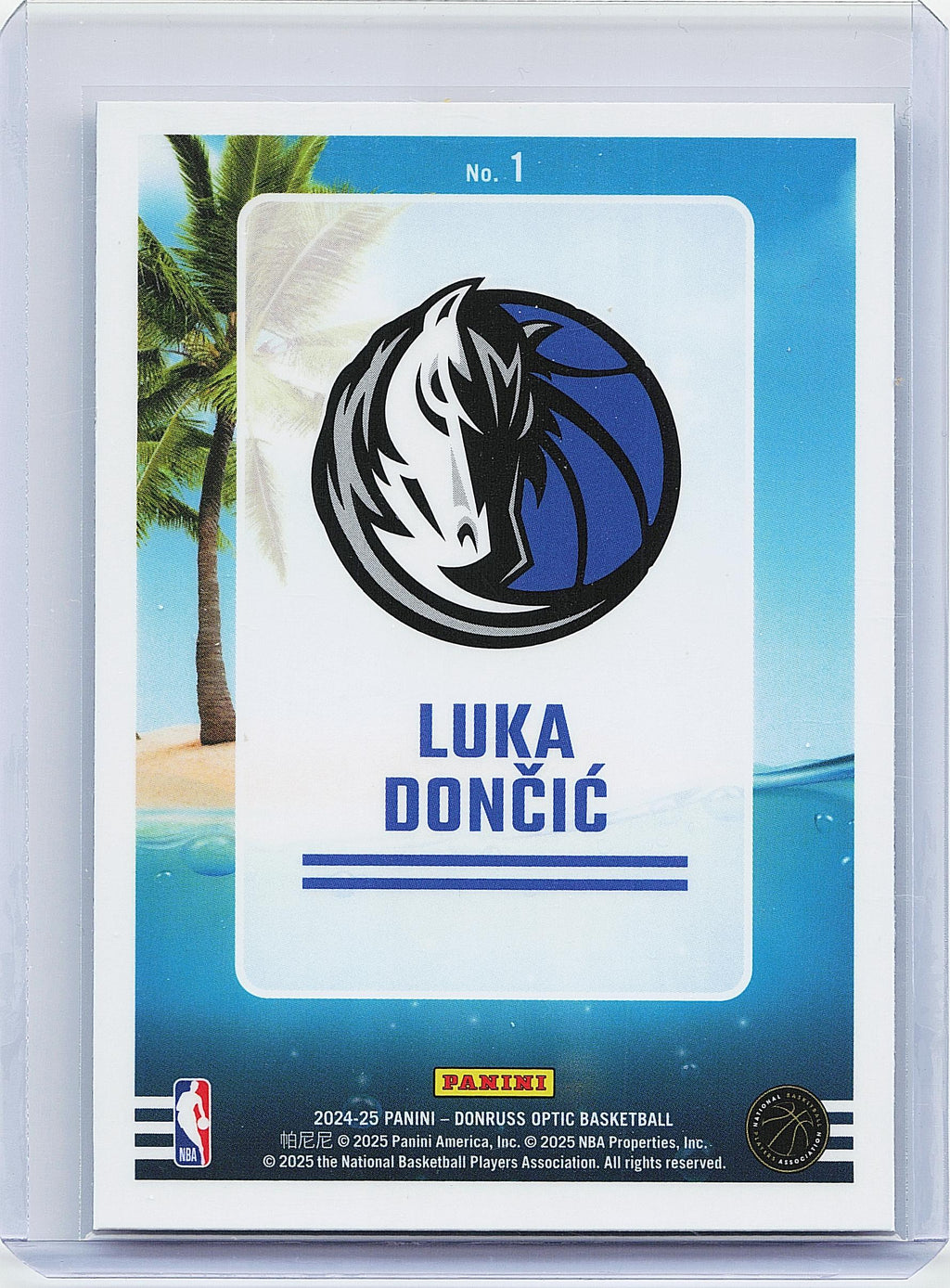 2024-25 Donruss Optic #1 Luka Doncic Splash!