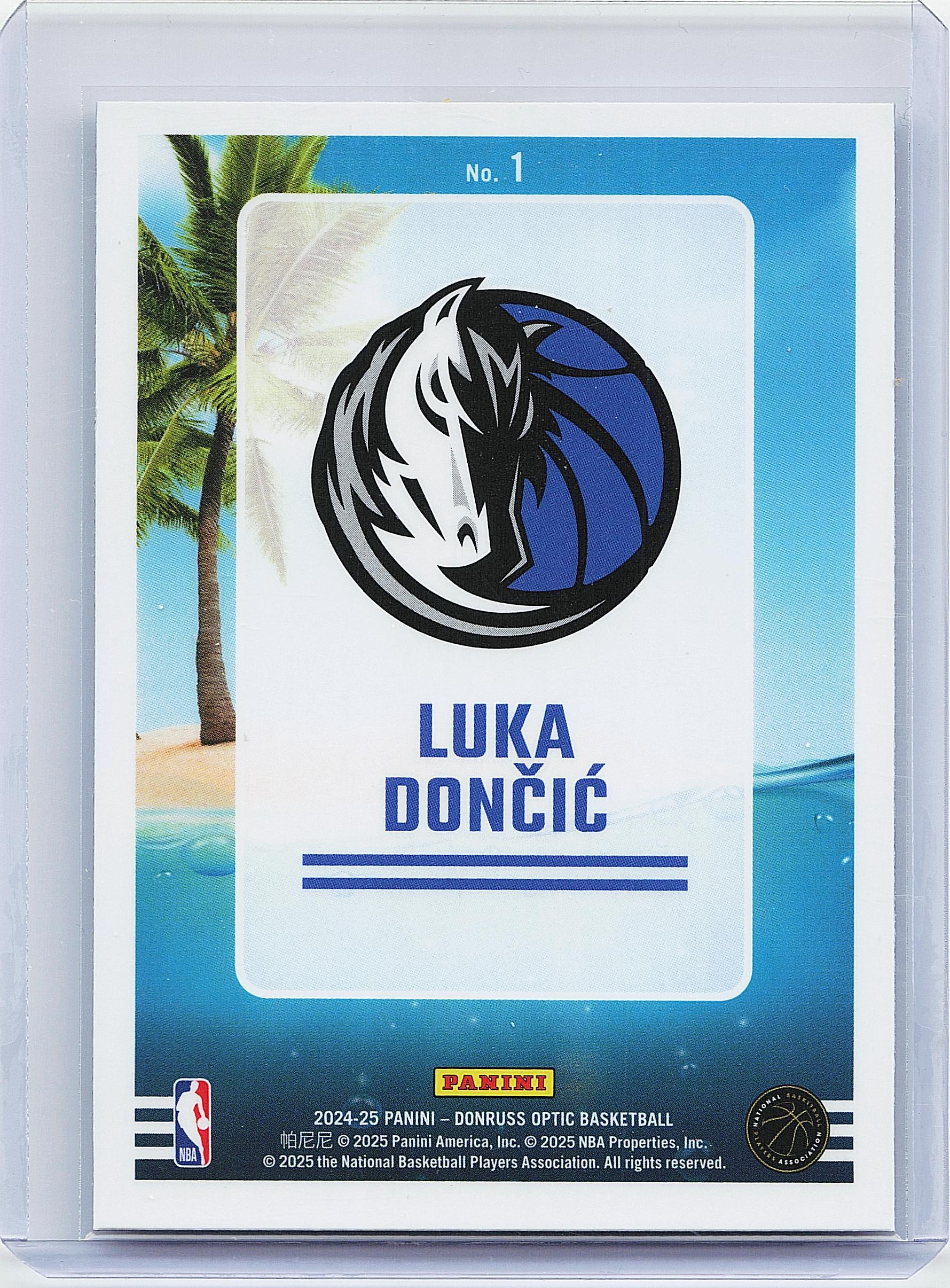 2024-25 Donruss Optic #1 Luka Doncic Splash!