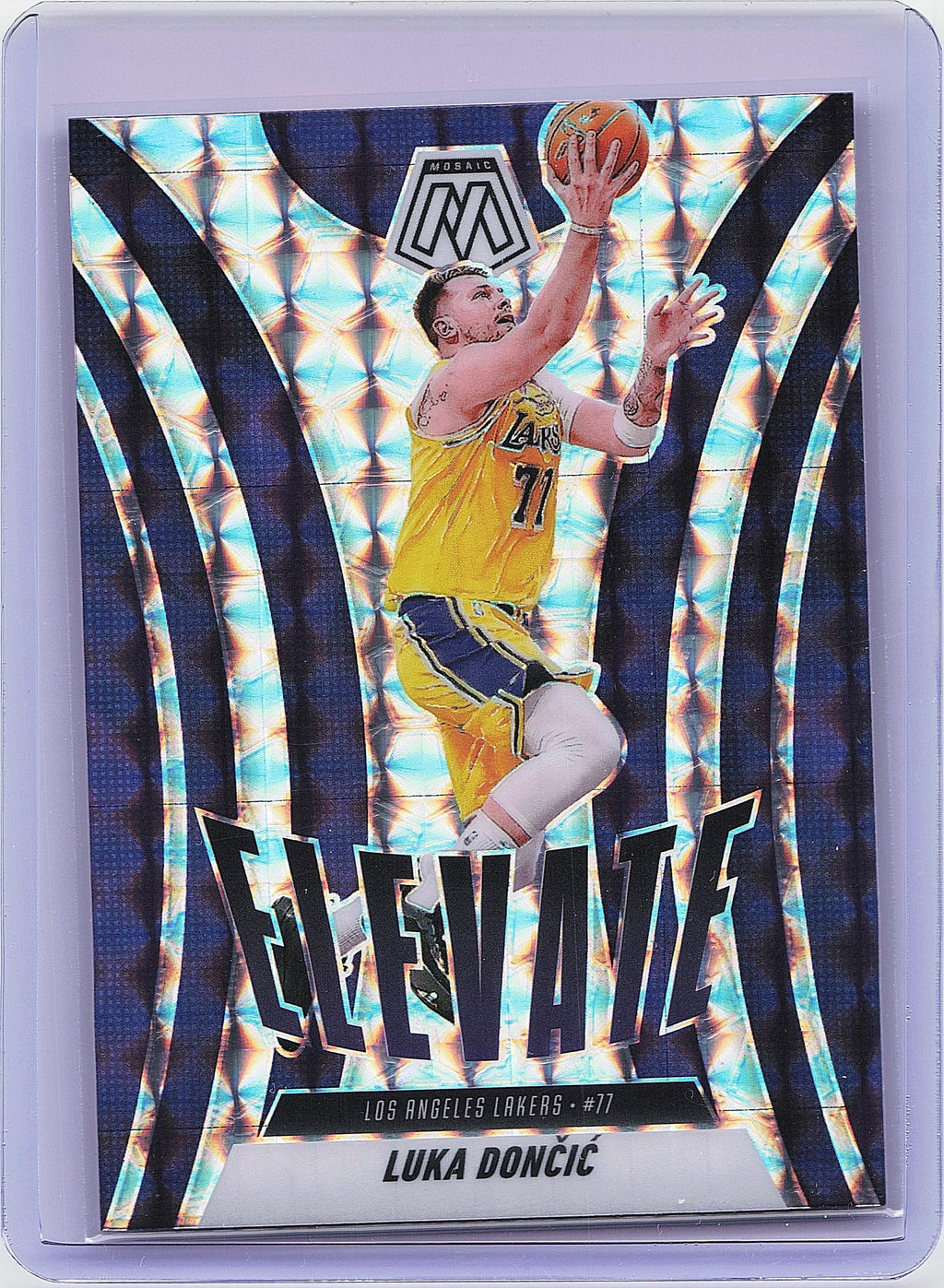 2024-25 Panini Mosaic #16 Luka Doncic Elevate Mosaic