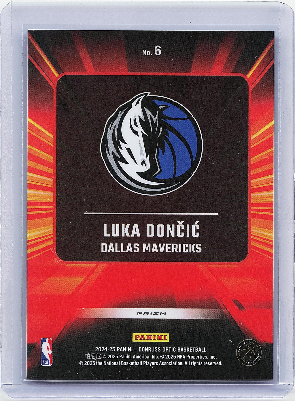 2024-25 Donruss Optic #6 Luka Doncic Express Lane Holo