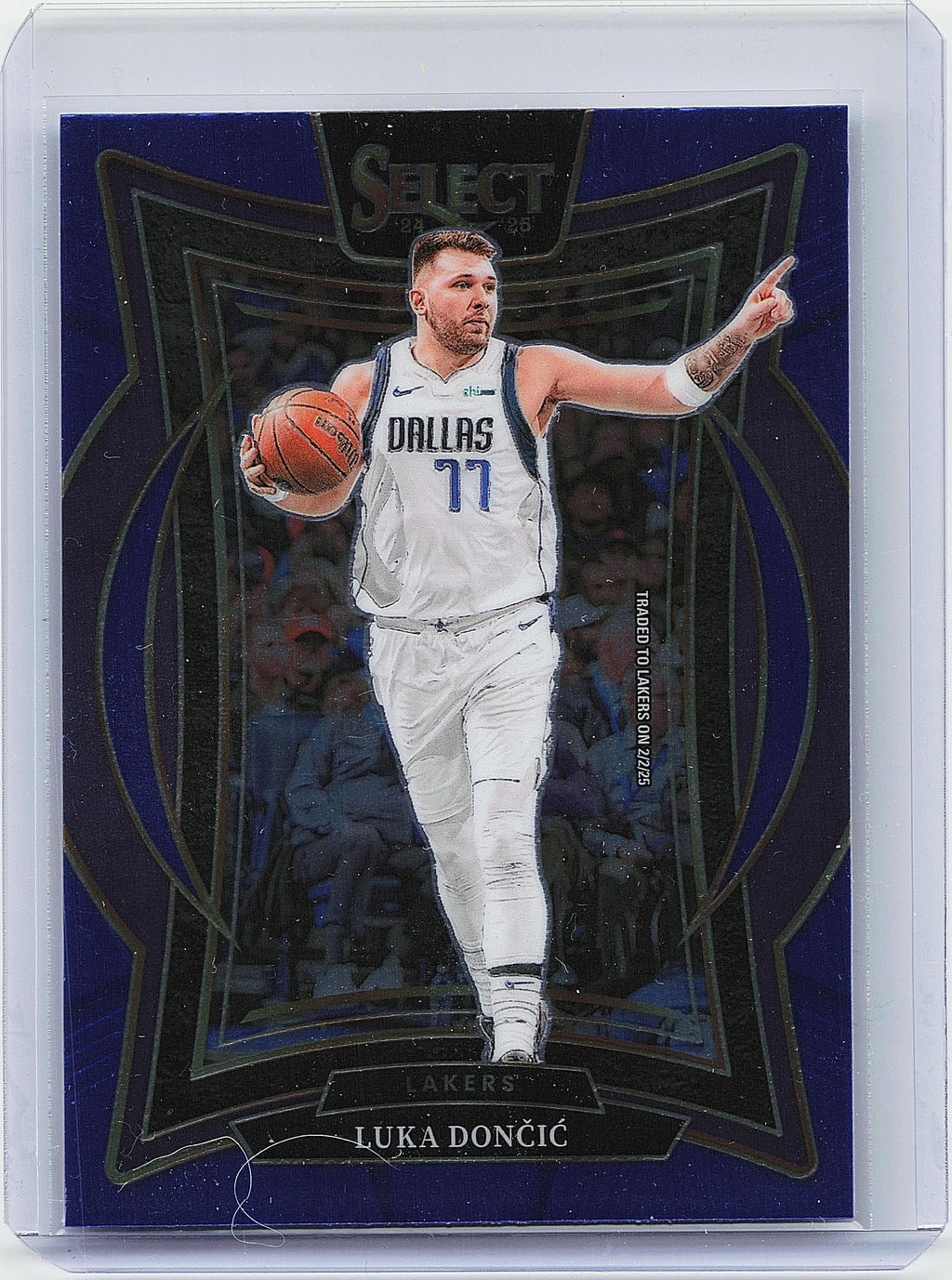 2024-25 Panini Select #56 Luka Doncic Blue (Retail)
