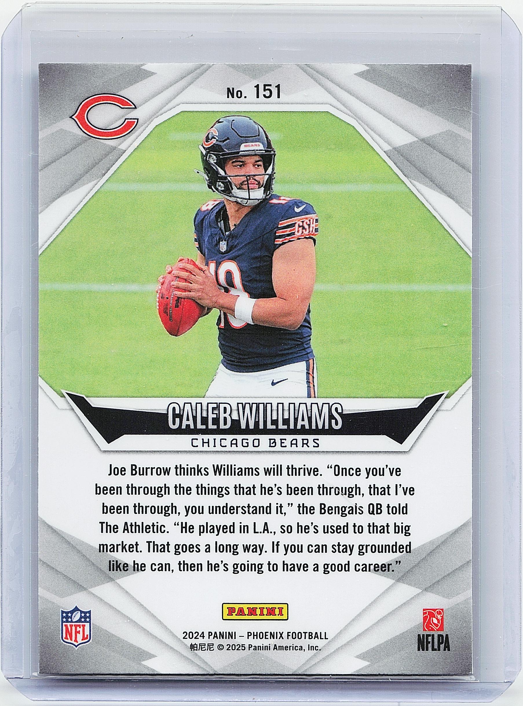 2024 Panini Phoenix #151 Caleb Williams Hyper
