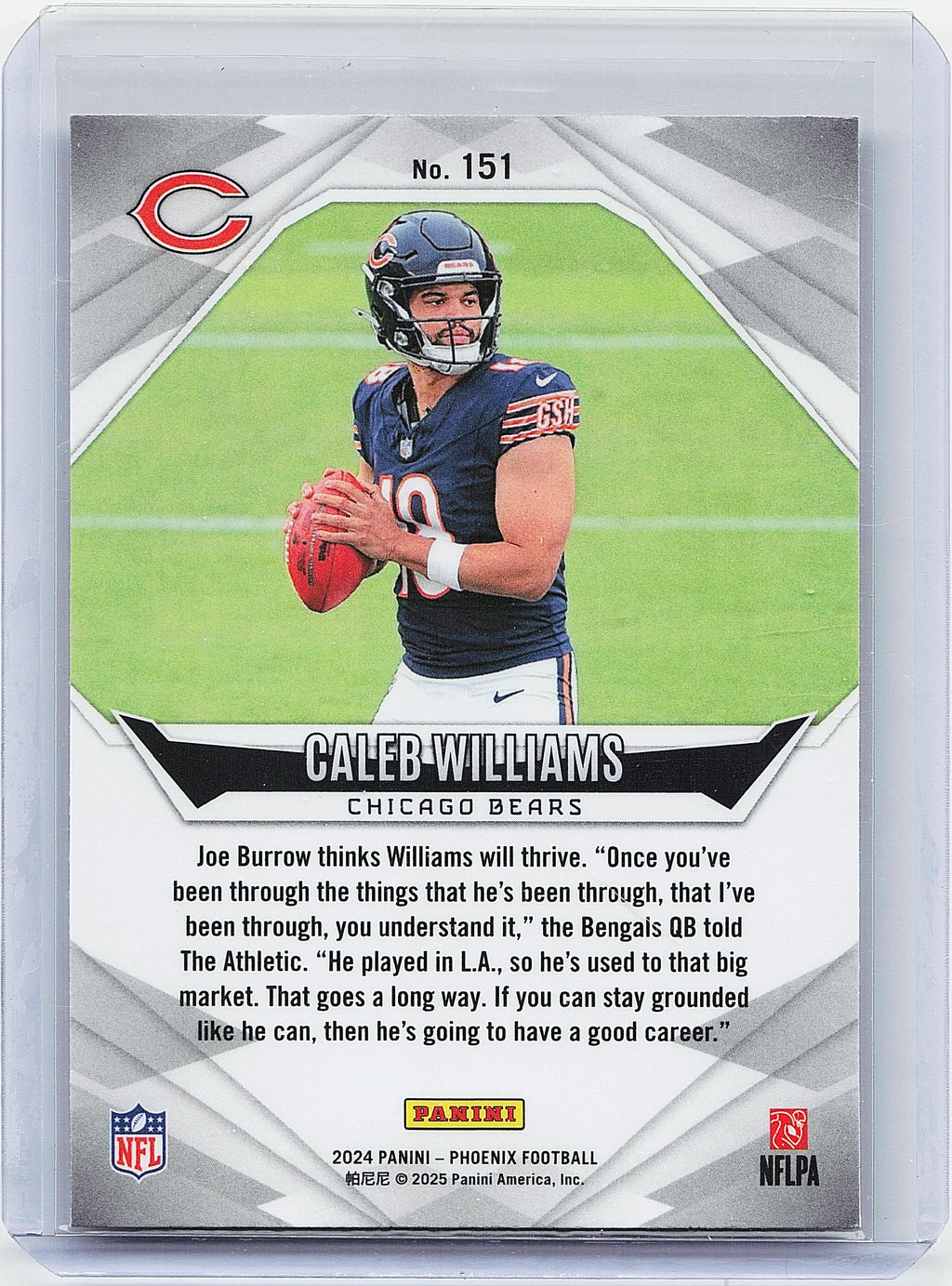 2024 Panini Phoenix #151 Caleb Williams Hyper