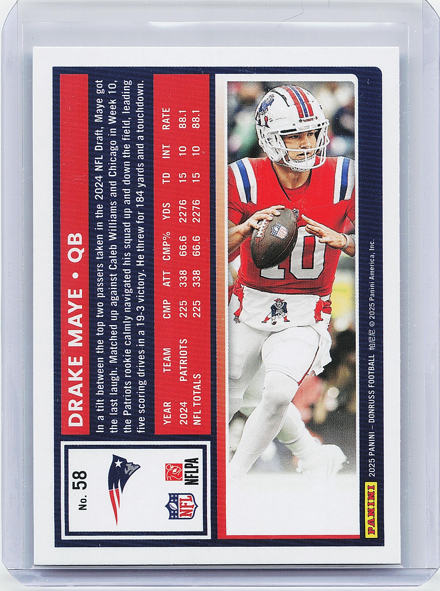 2025 Donruss #58 Drake Maye
