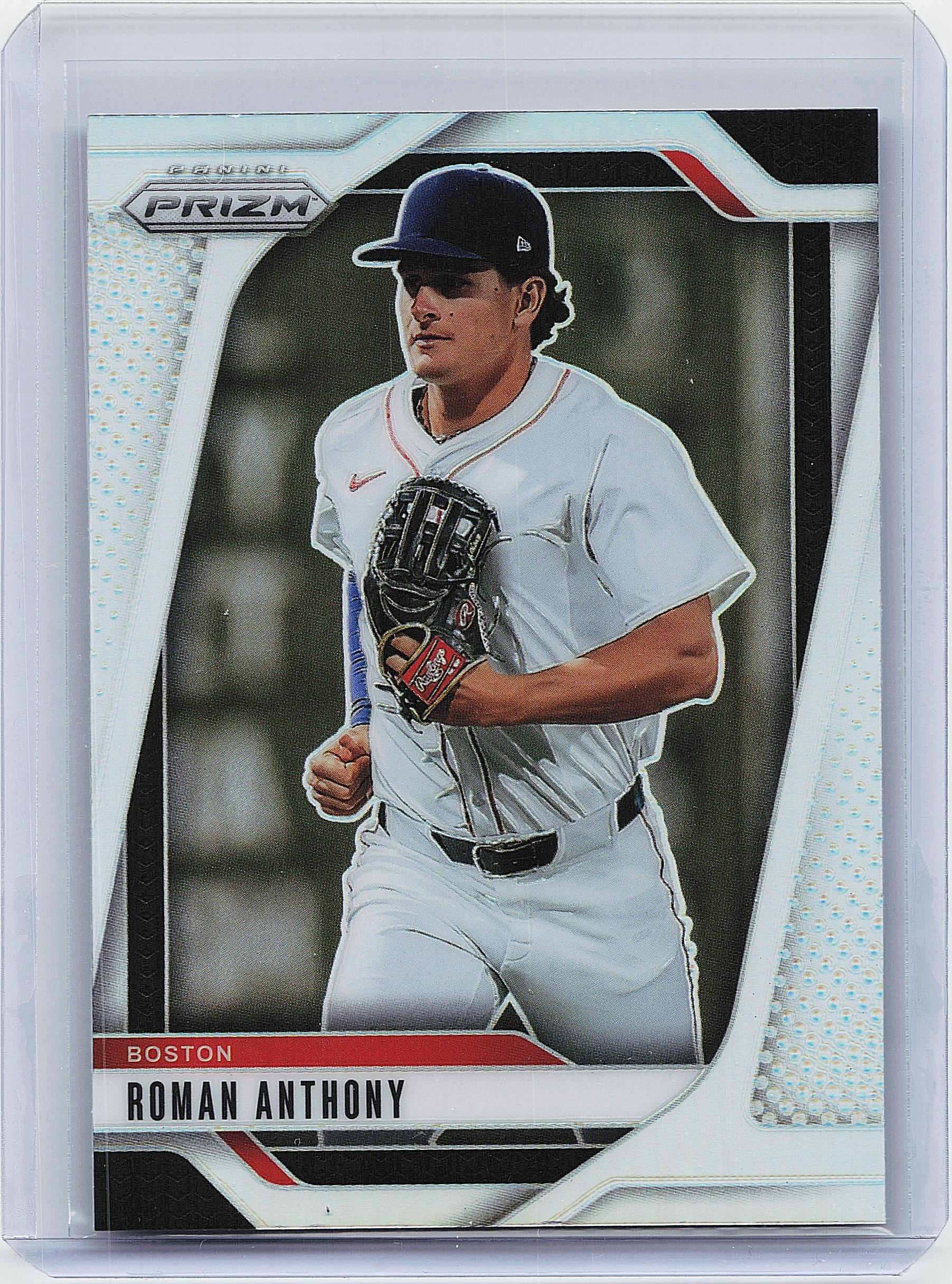 2025 Panini Prizm #266 Roman Anthony Silver Prizms