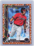 2025 Topps Holiday #H60 Drake Baldwin Gold Holiday Lights
