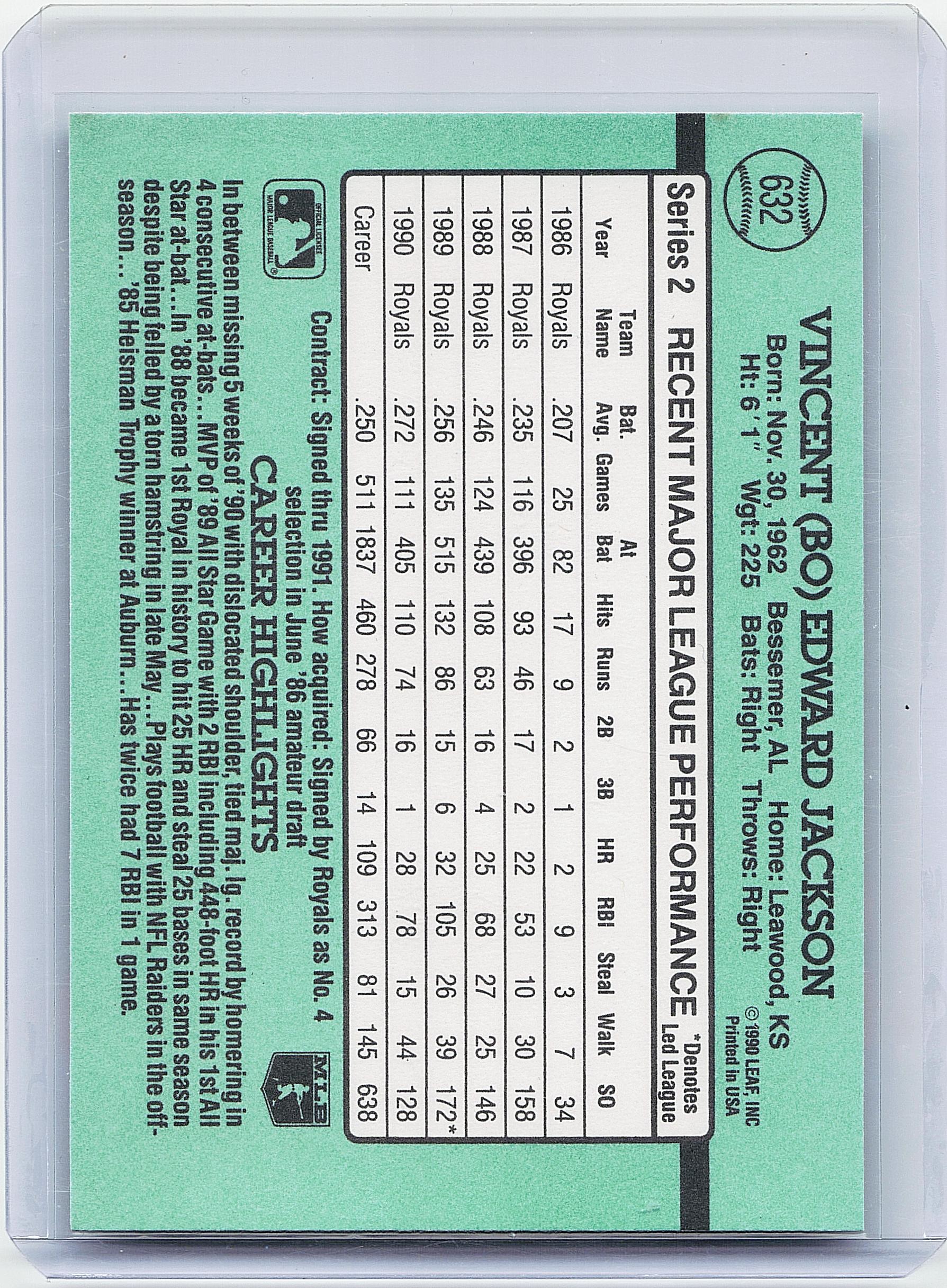 1991 Donruss #632 Bo Jackson