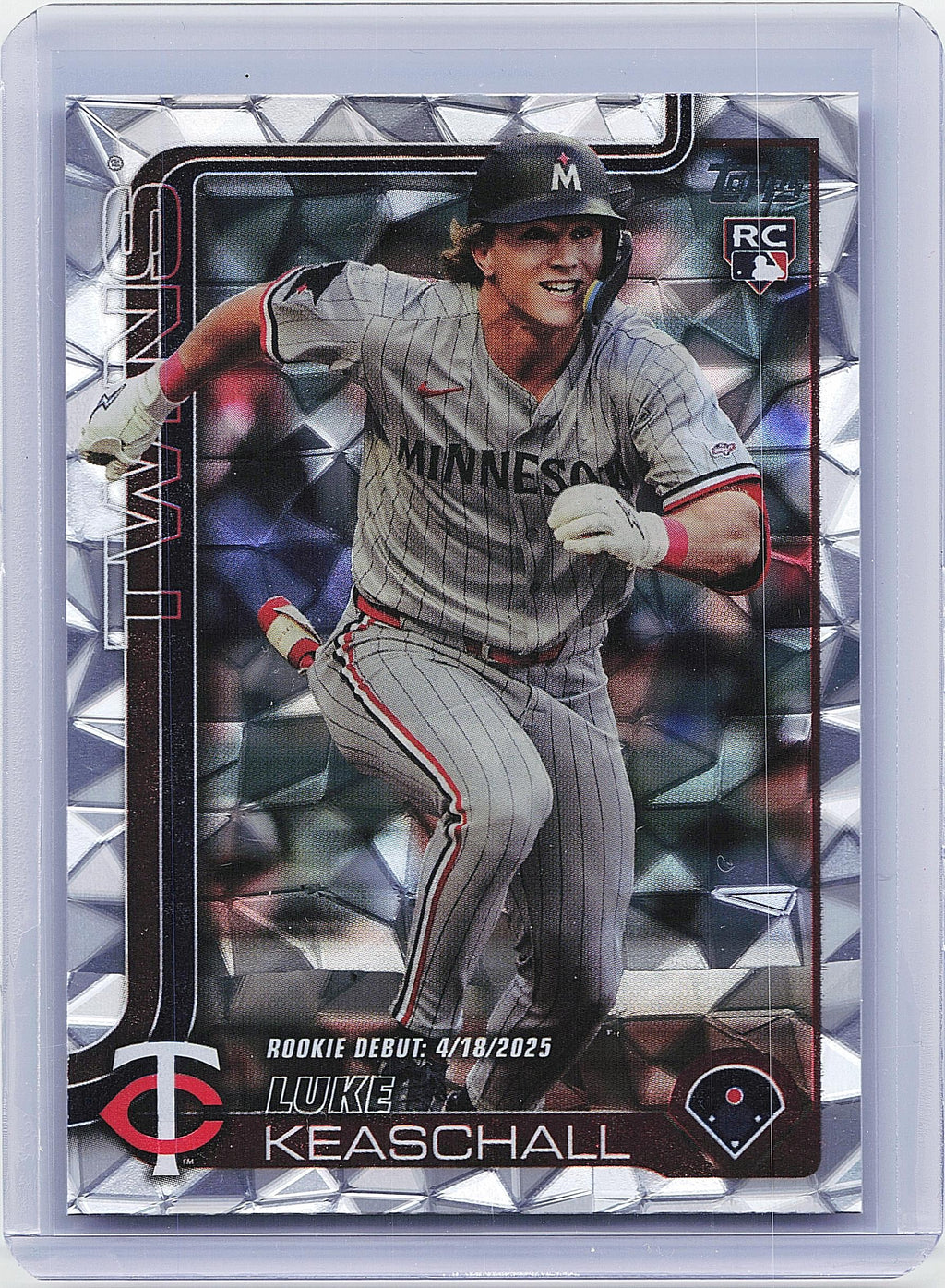 2025 Topps Update #US342 Luke Keaschall Diamante Foil