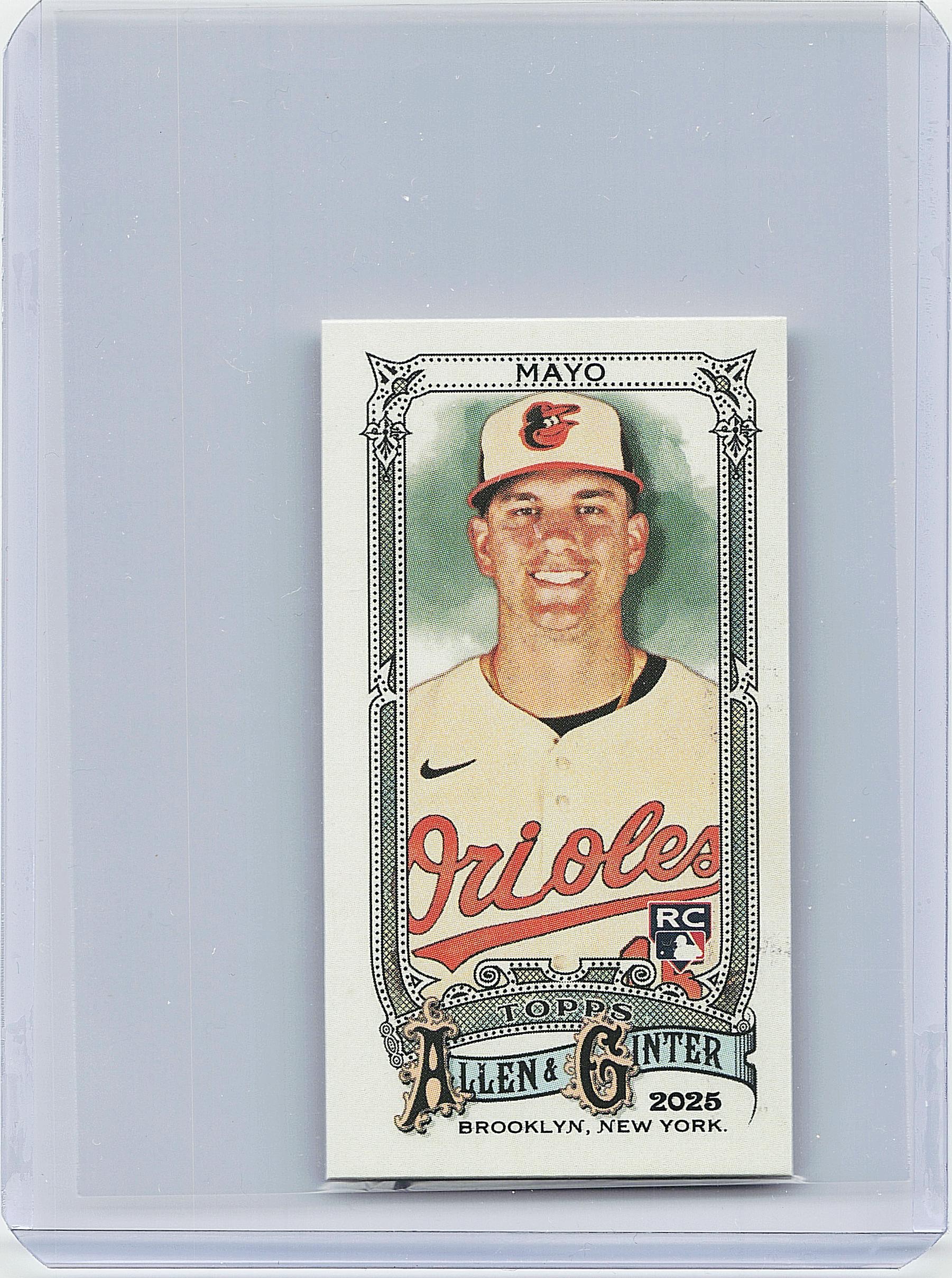 2025 Topps Allen & Ginter #131 Coby Mayo Mini Allen & Ginter Back