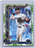 2025 Topps Holiday #H72 Connor Norby Green Holiday Plaid