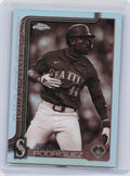 2025 Topps Chrome #261 Julio Rodríguez Sepia Refractors