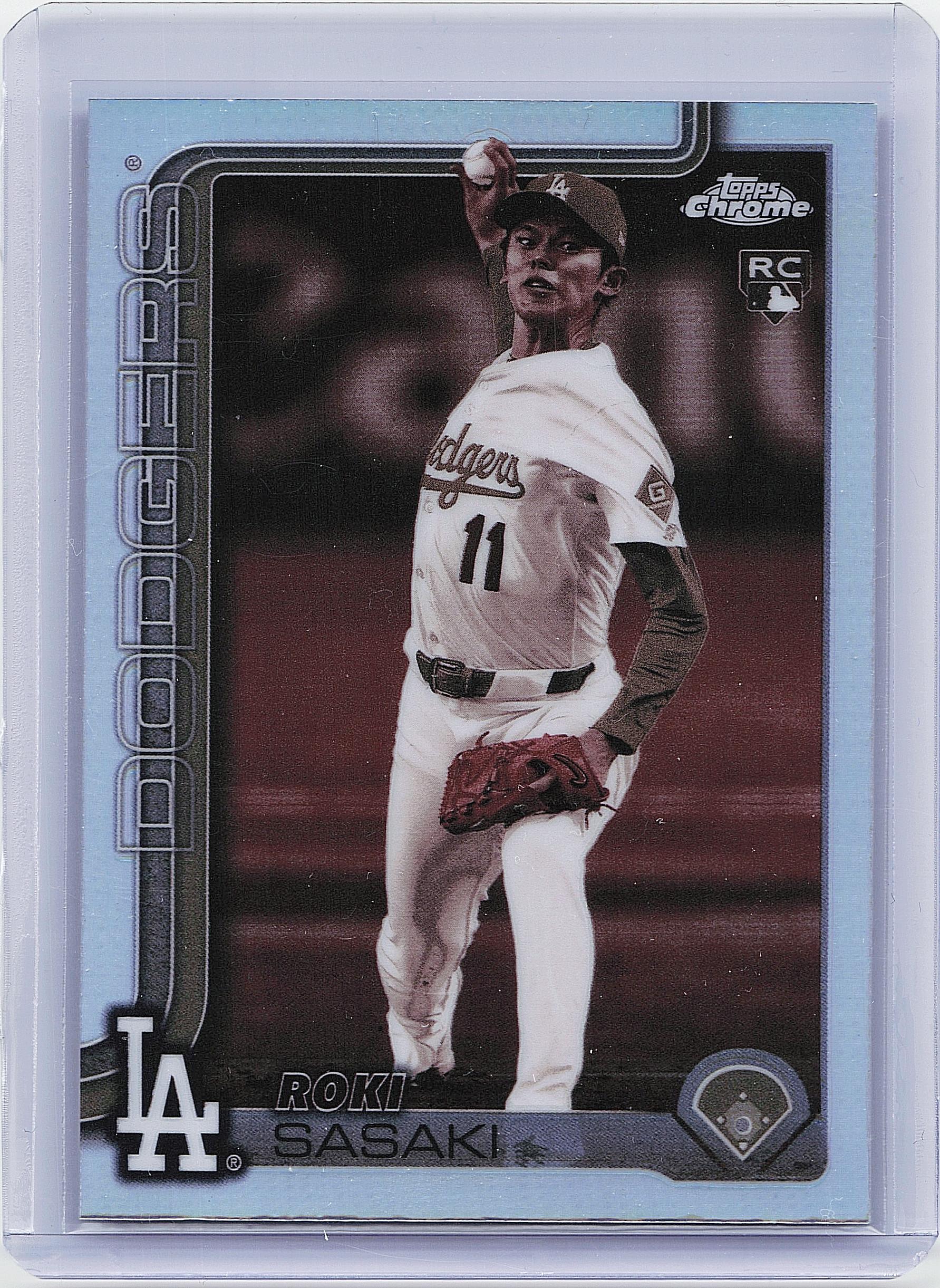 2025 Topps Chrome #217 Roki Sasaki Sepia Refractors