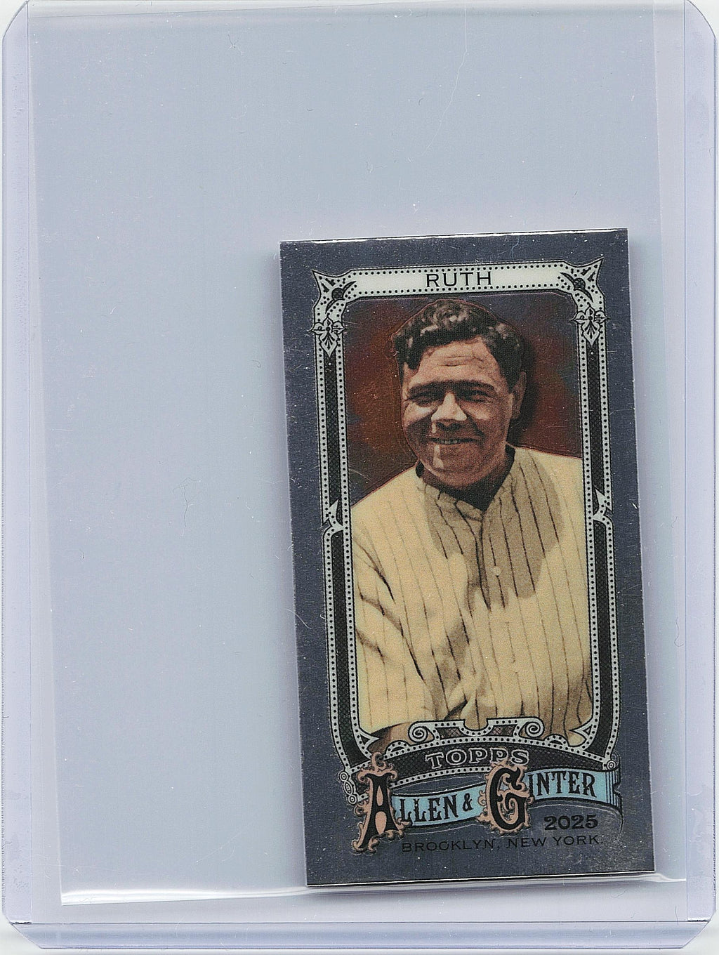 2025 Topps Allen & Ginter #28 Babe Ruth Chrome Mini