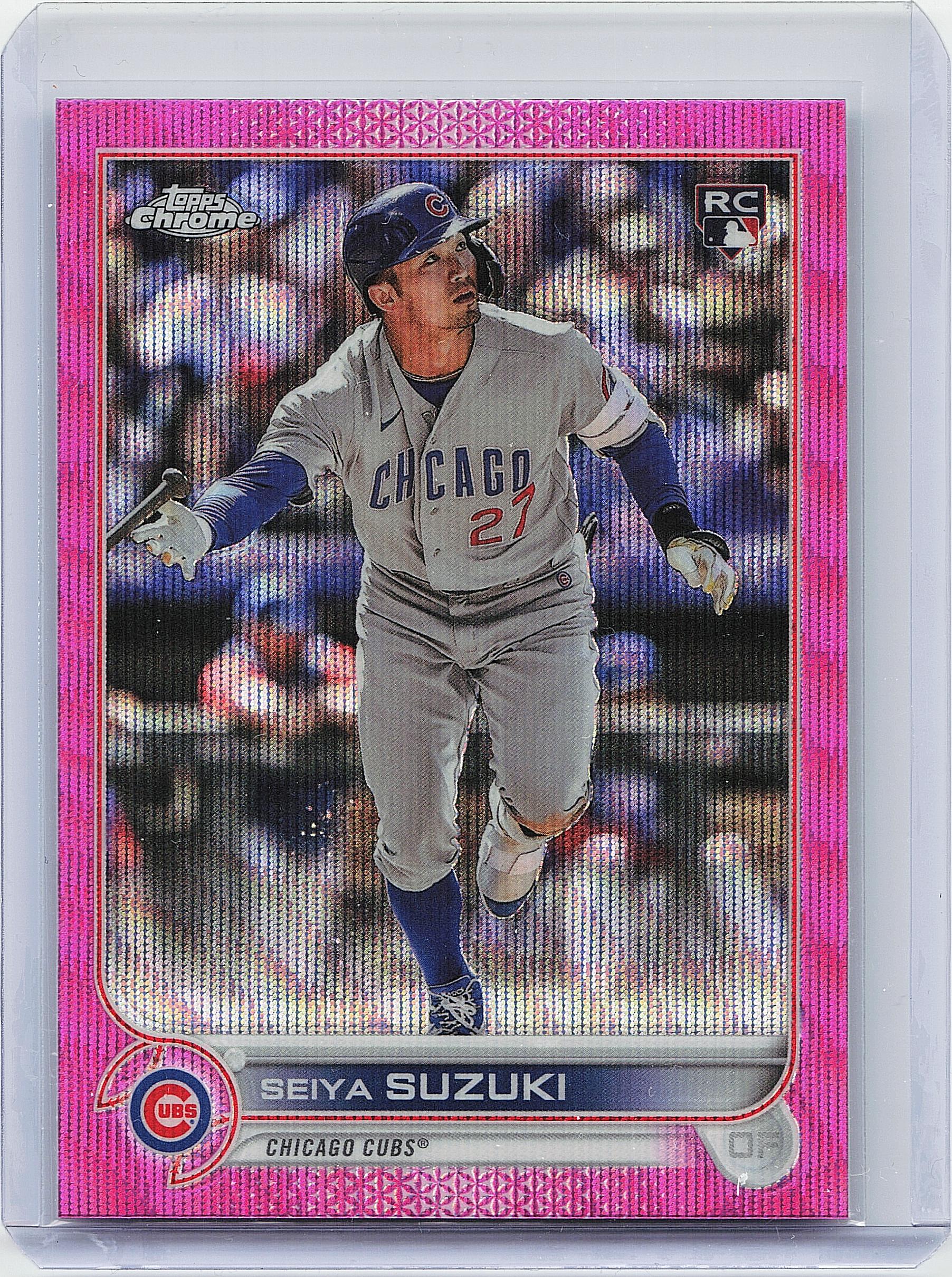 2022 Topps Chrome Update #USC144 Seiya Suzuki Pink Wave Refractor