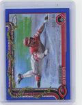 2025 Topps Holiday #HC192 Spencer Steer Chrome Blue Refractors #/199