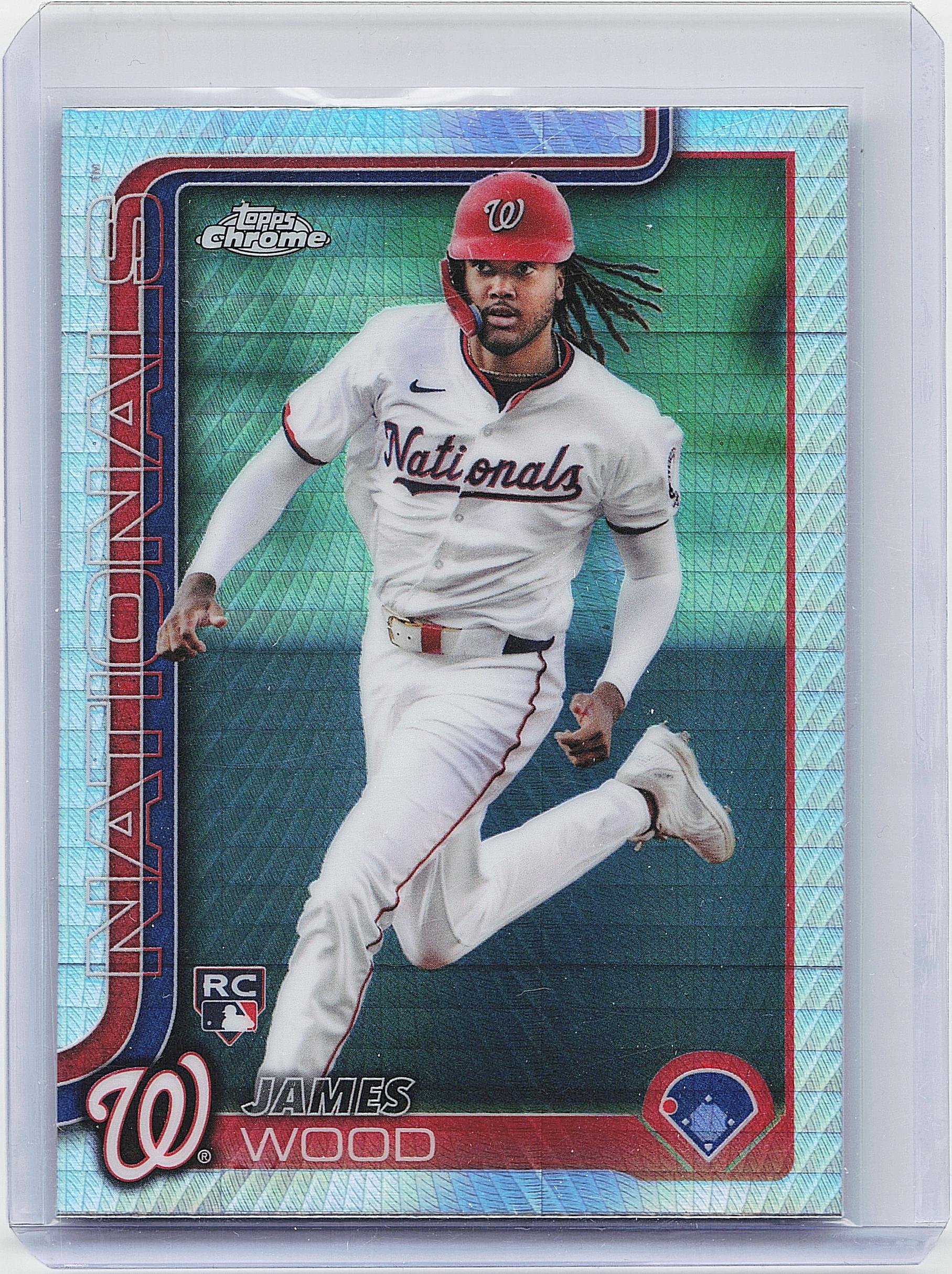 2025 Topps Chrome #132 James Wood Prism Refractors