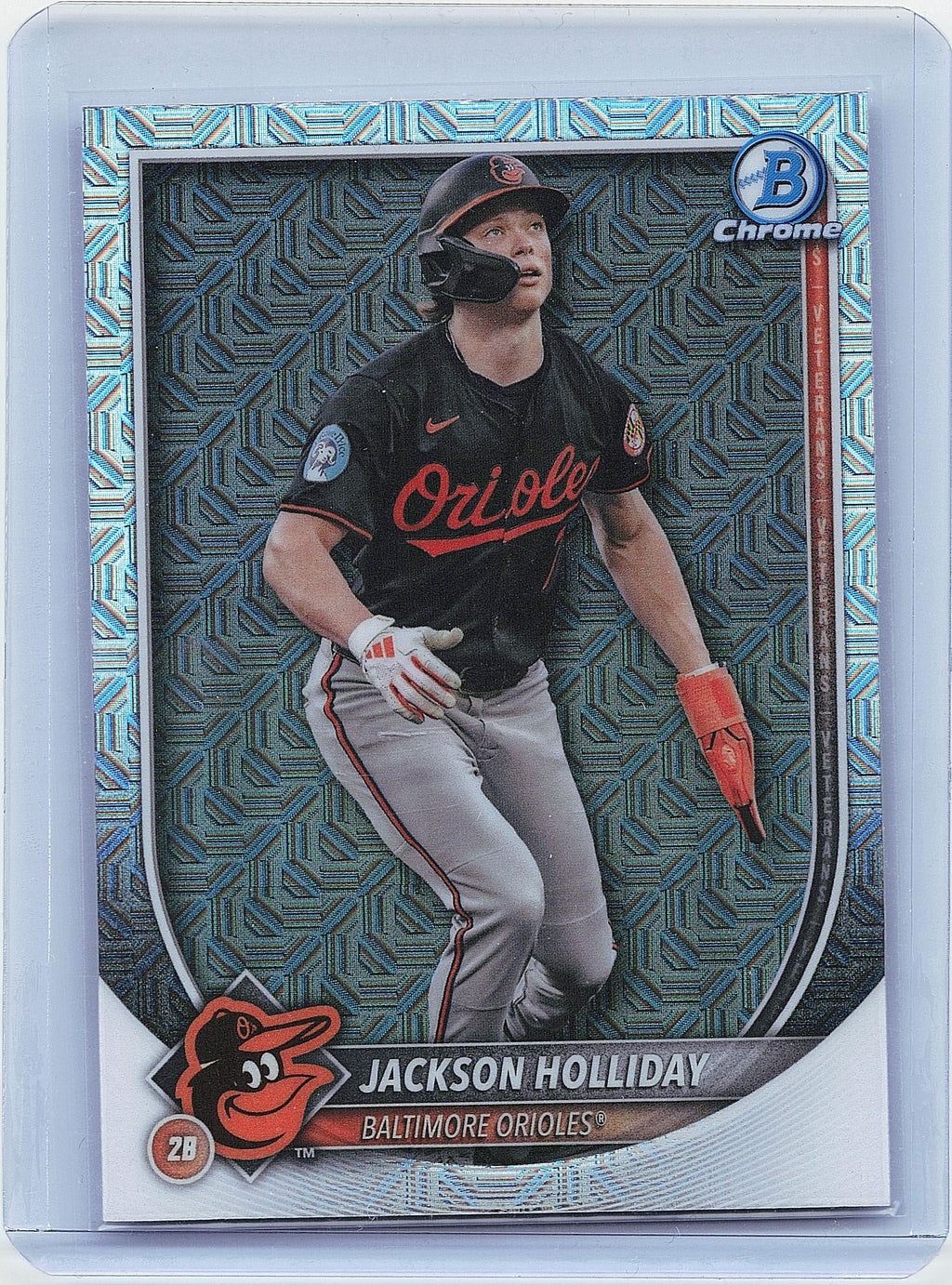 2025 Bowman #77 Jackson Holliday Chrome Mojo Refractor