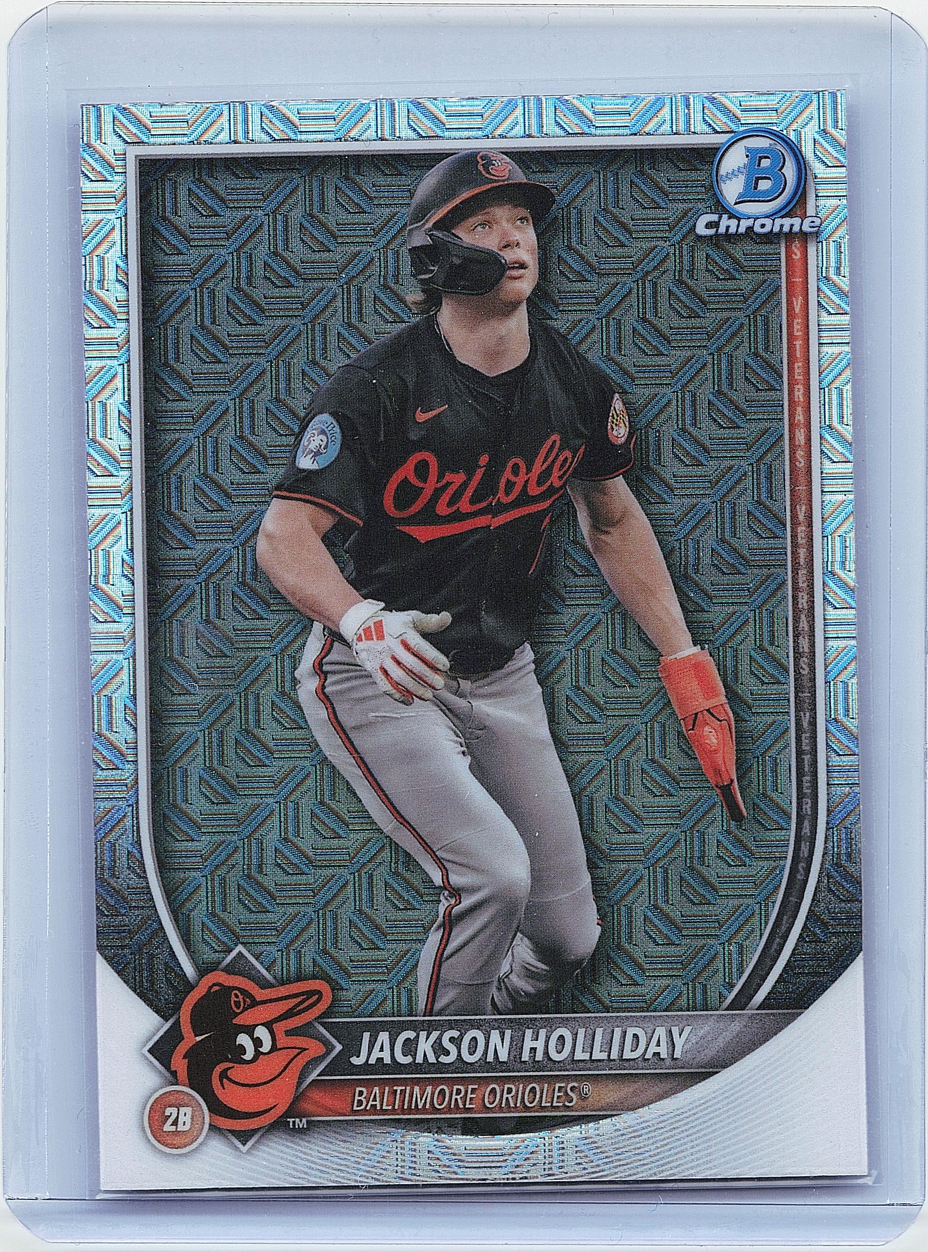 2025 Bowman #77 Jackson Holliday Chrome Mojo Refractor
