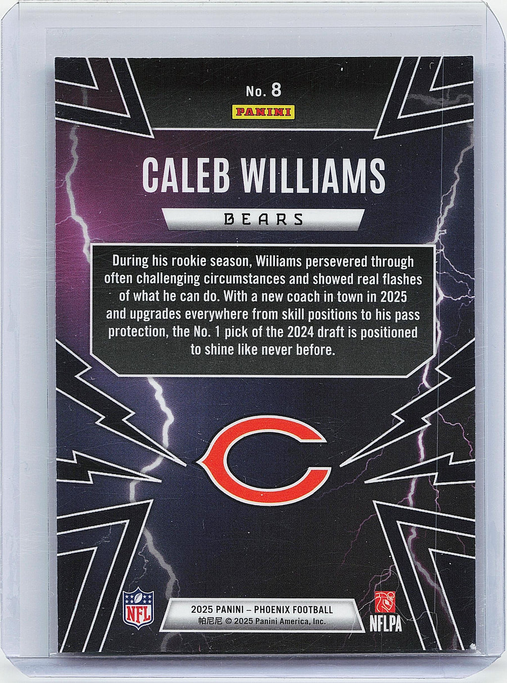 2025 Panini Phoenix #8 Caleb Williams Thunderbirds