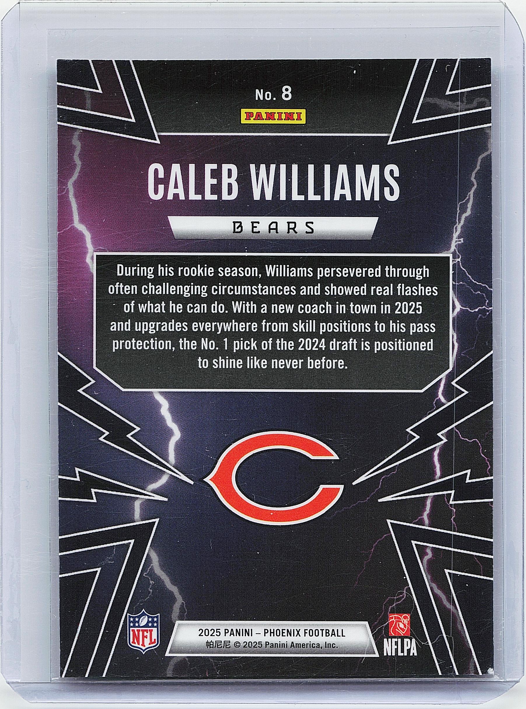2025 Panini Phoenix #8 Caleb Williams Thunderbirds