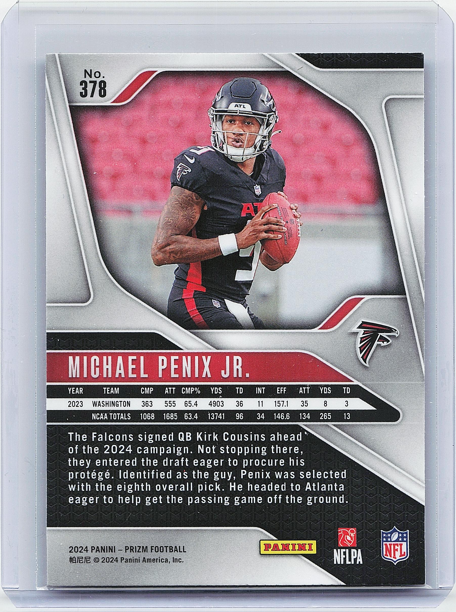 2024 Panini Prizm #378 Michael Penix Jr.