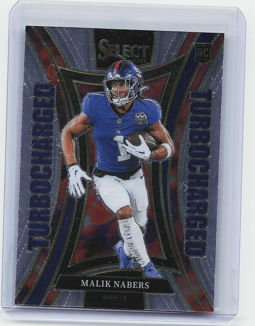 2024 Panini Select #15 Malik Nabers Turbocharged