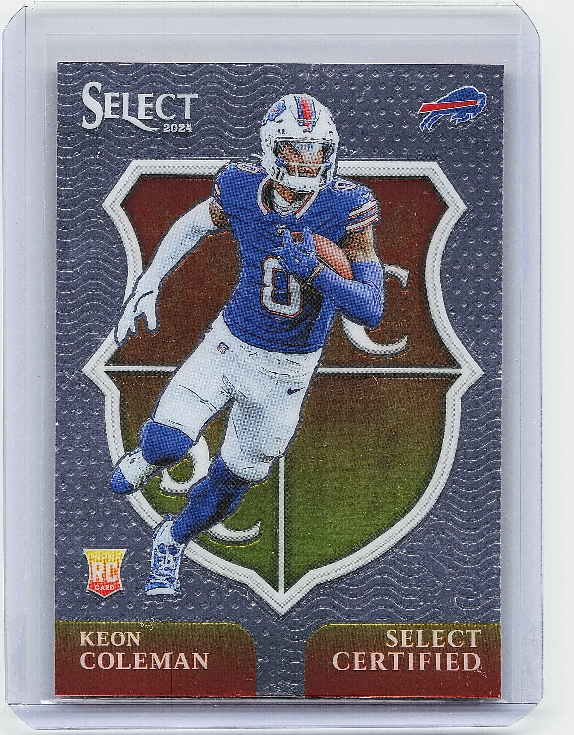 2024 Panini Select #13 Keon Coleman Select Certified Rookies