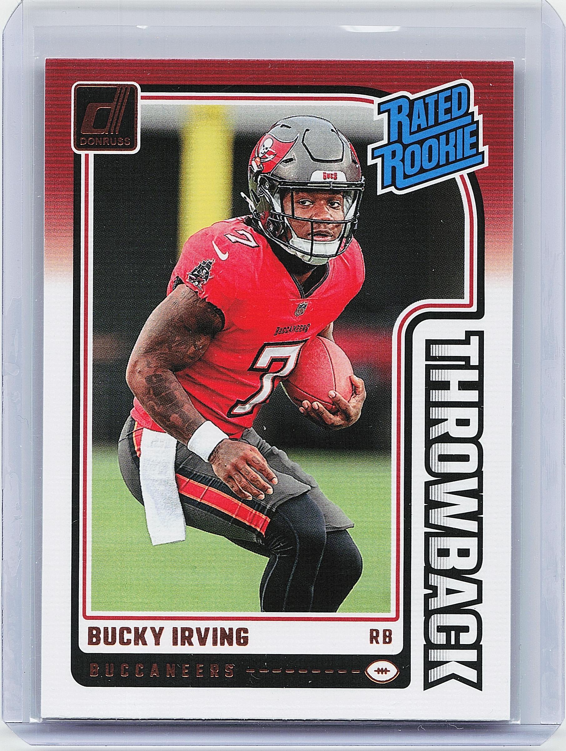 2024 Donruss #6 Bucky Irving Rated Rookies Throwback