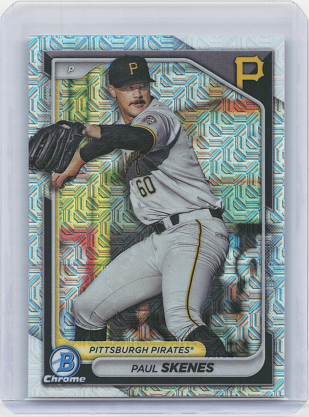 2024 Bowman #BCP-125 Paul Skenes Chrome Prospects Mojo Refractors