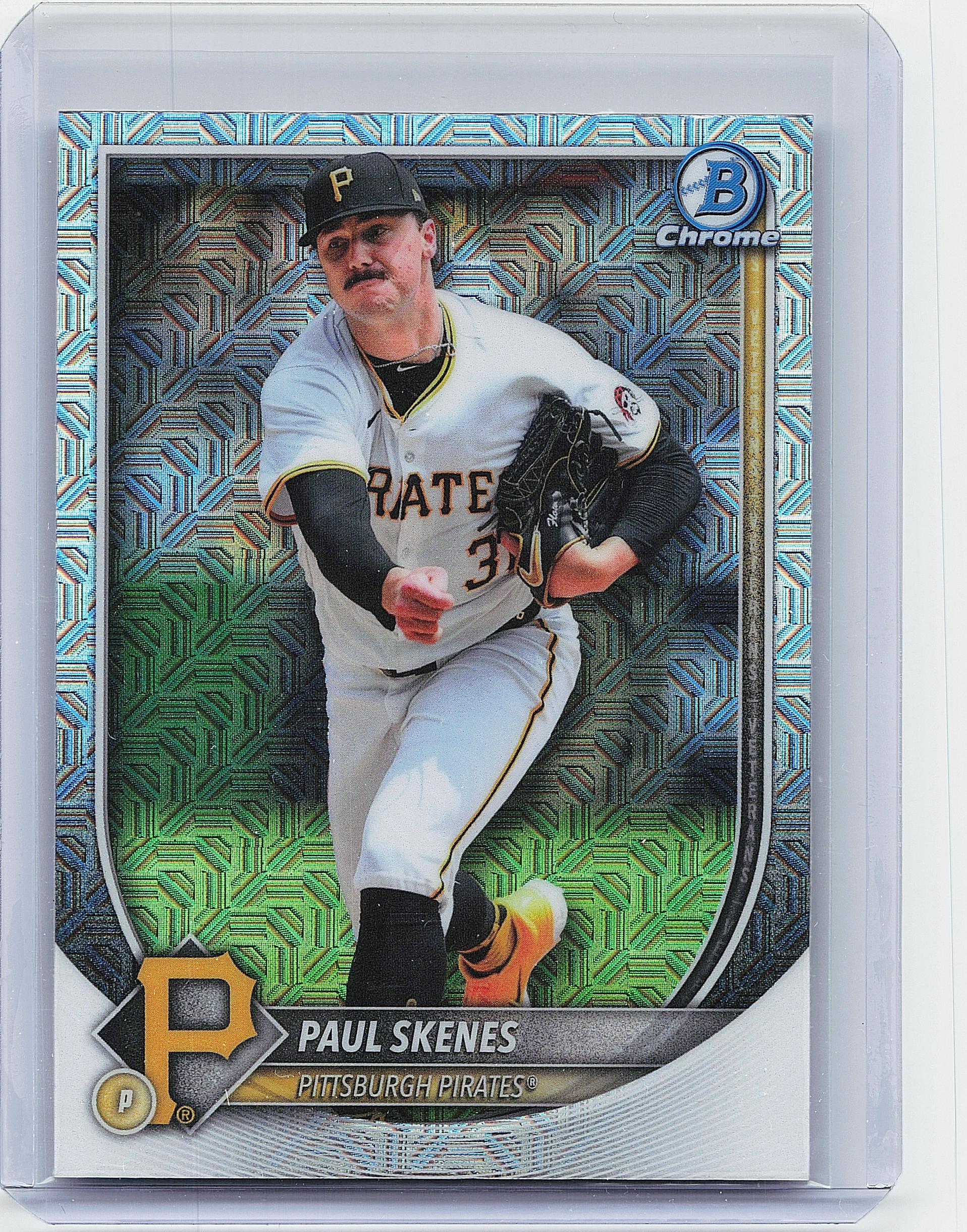 2025 Bowman Chrome #30 Paul Skenes Mojo Refractors