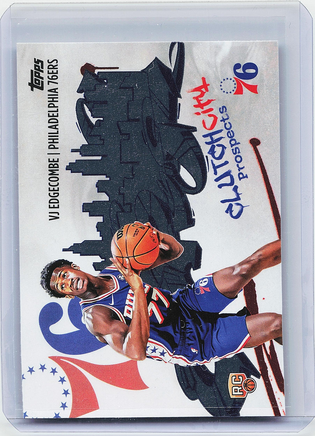 2025-26 Topps #CC-3 VJ Edgecombe Clutch City Prospects