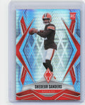 2025 Panini Phoenix #154 Shedeur Sanders Silver Hyper Prizm