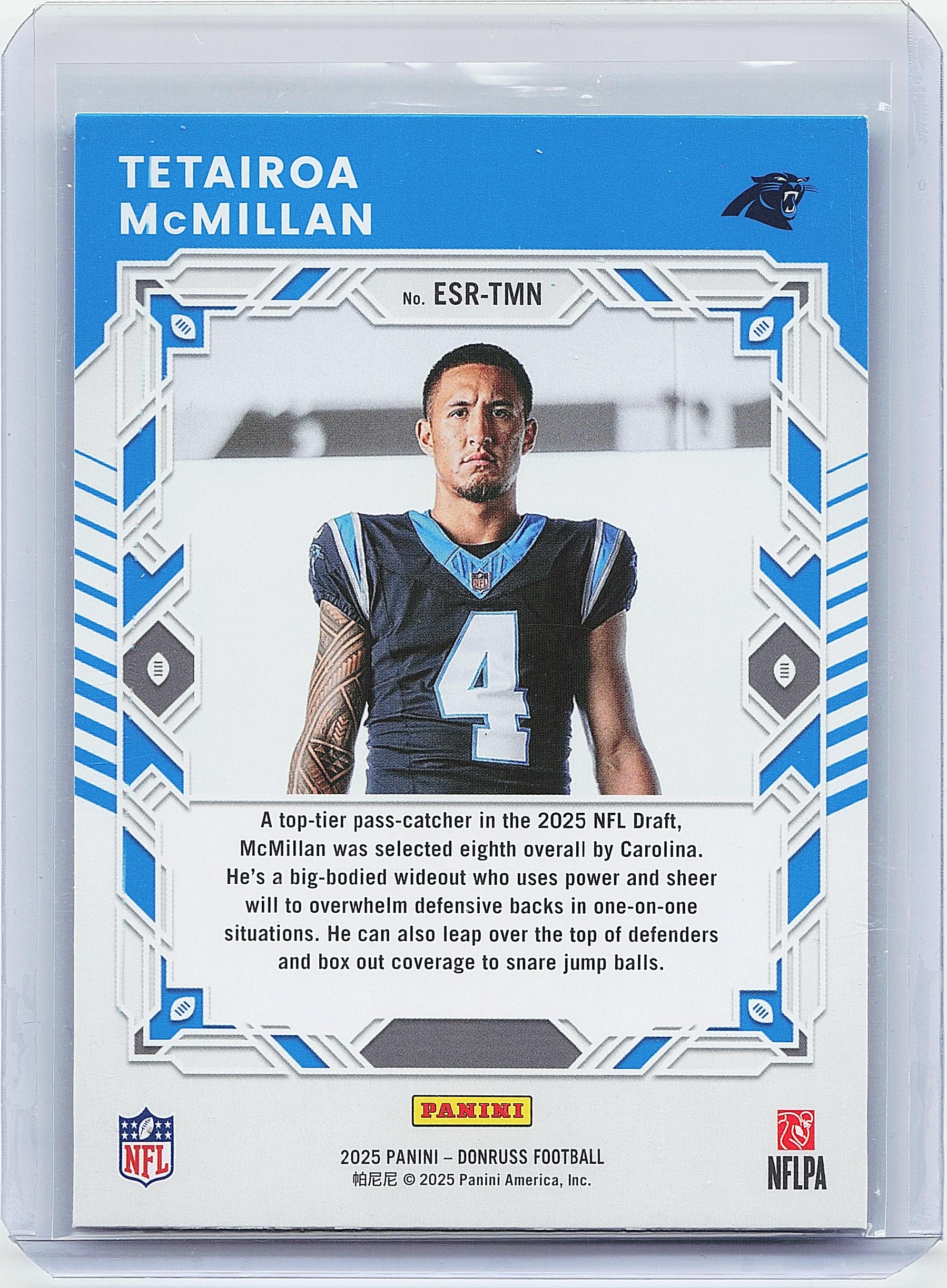 2025 Donruss #ESR-TMN Tetairoa McMillan The Elite Series Rookies