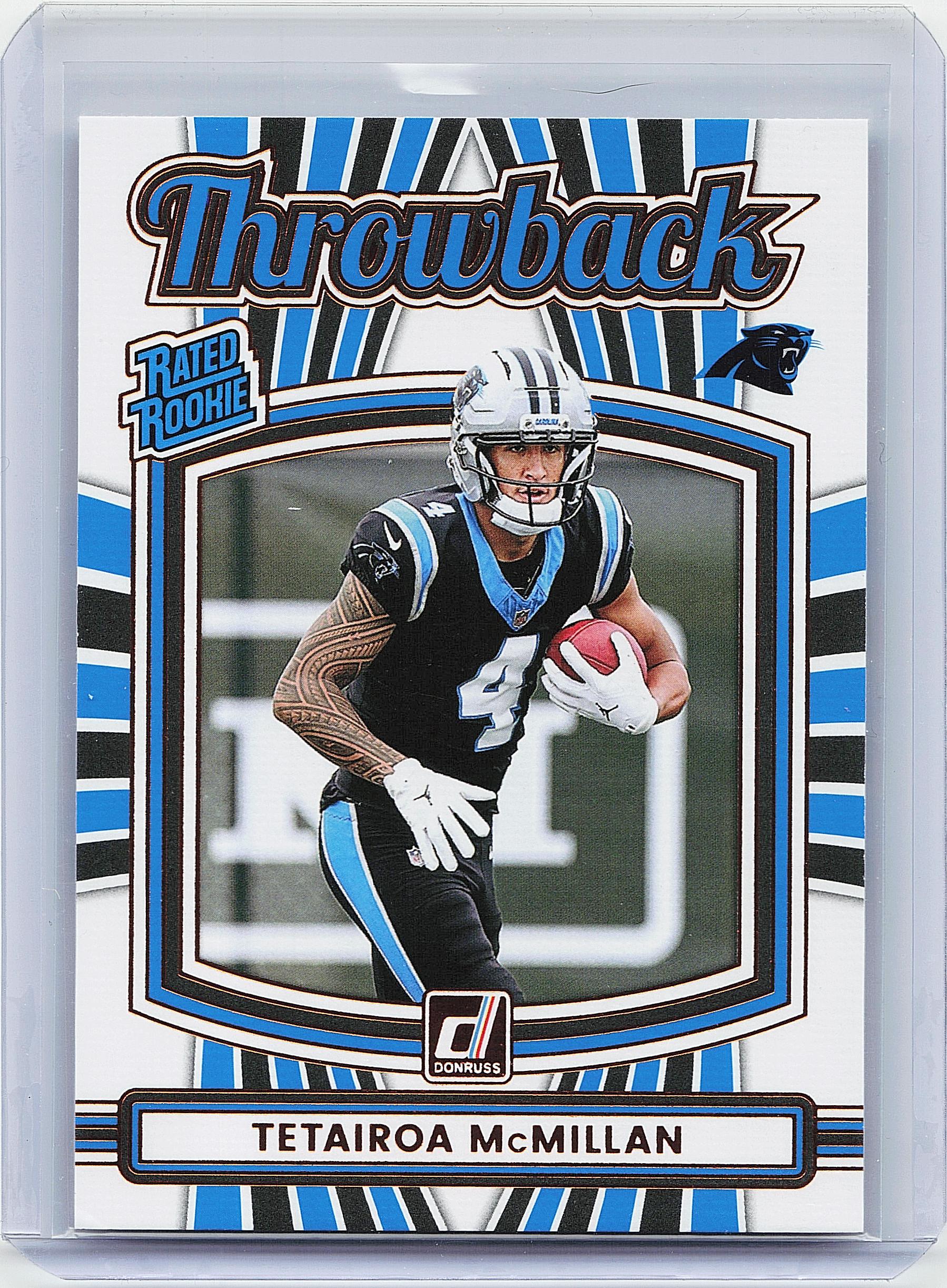 2025 Donruss #32 Tetairoa McMillan Rated Rookies Throwback