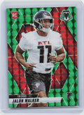 2025 Panini Mosaic #377 Jalon Walker Mosaic Green